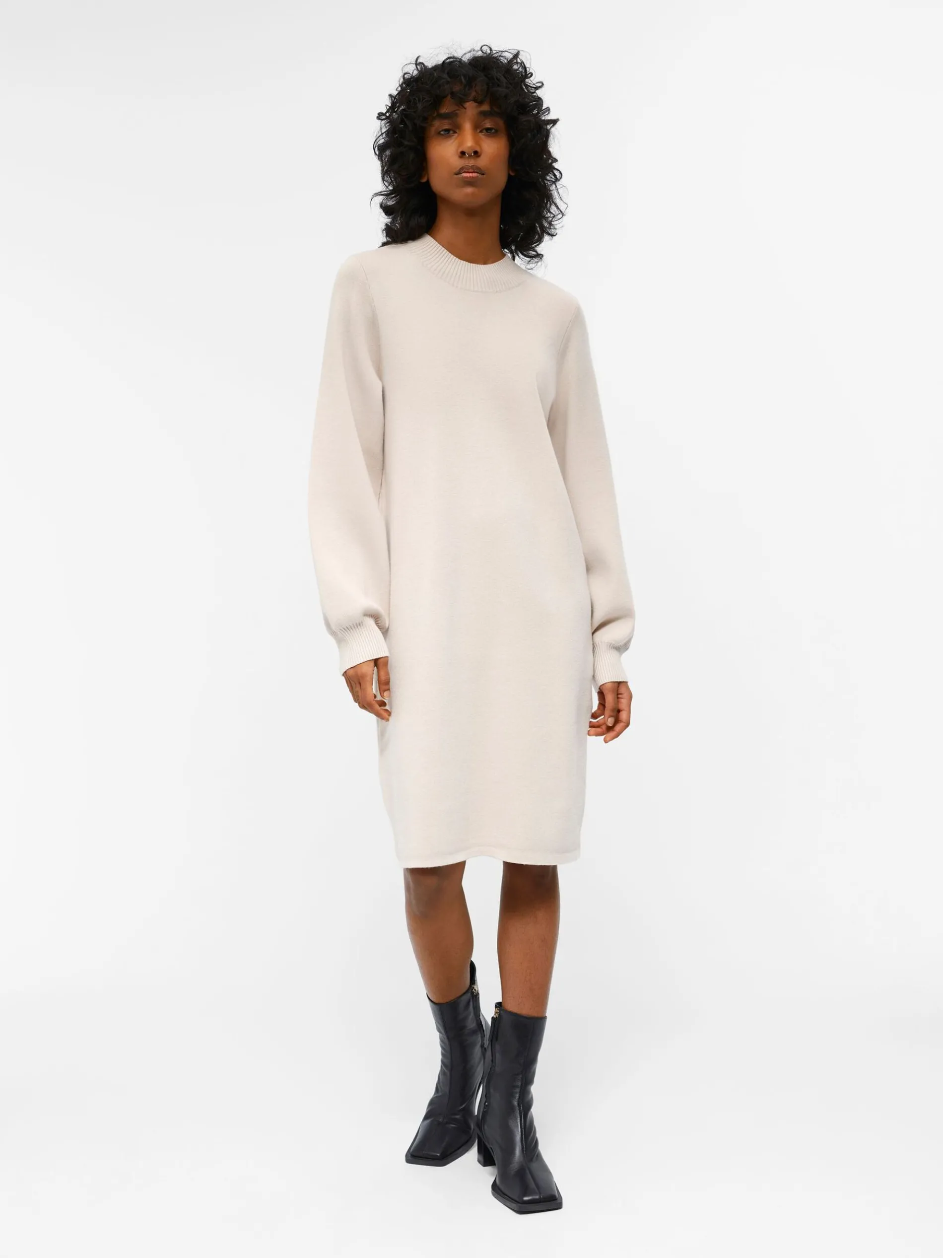 LONGSLEEVE GEBREIDE JURK