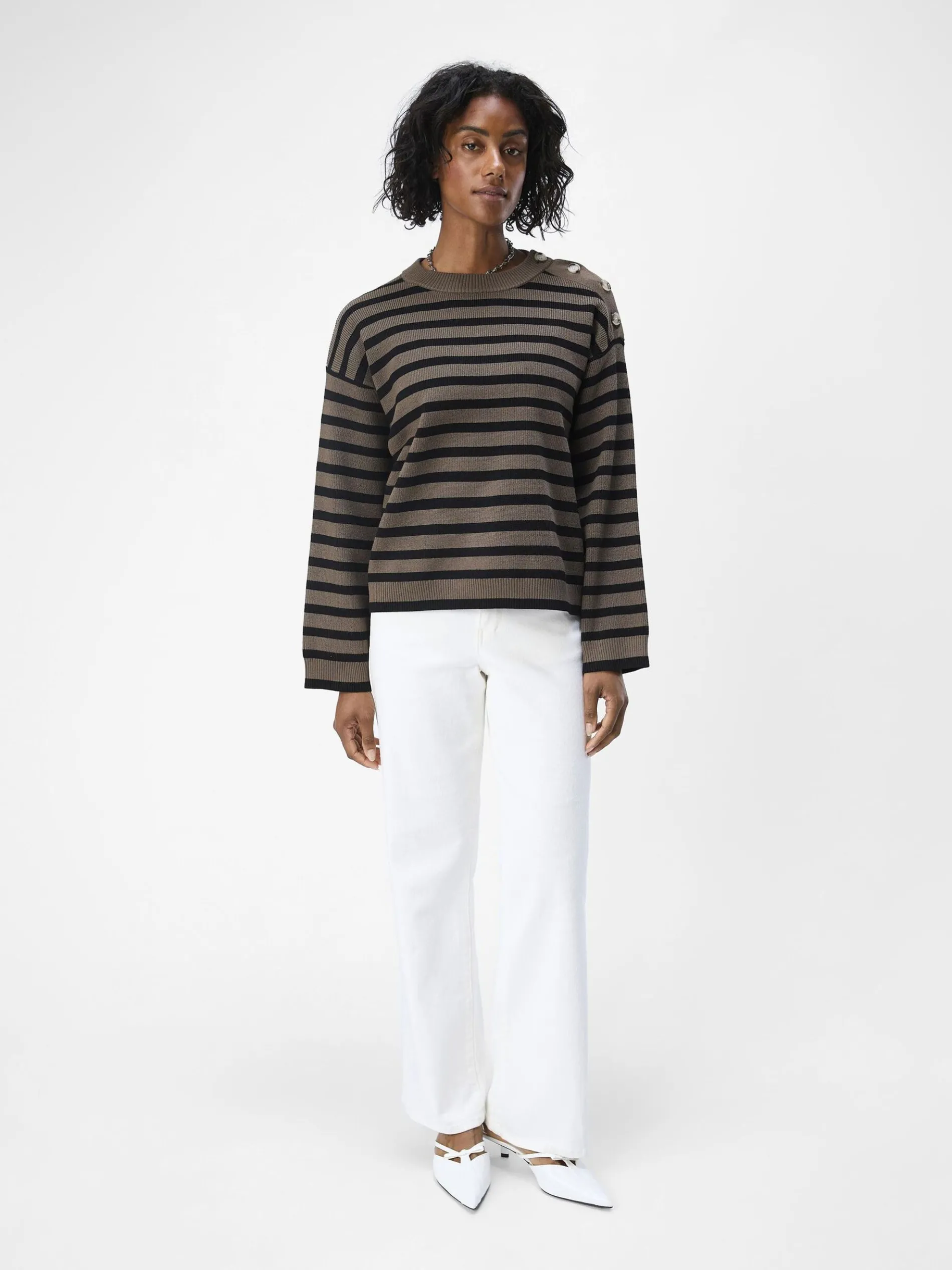 LOOSE FIT GEBREIDE TRUI