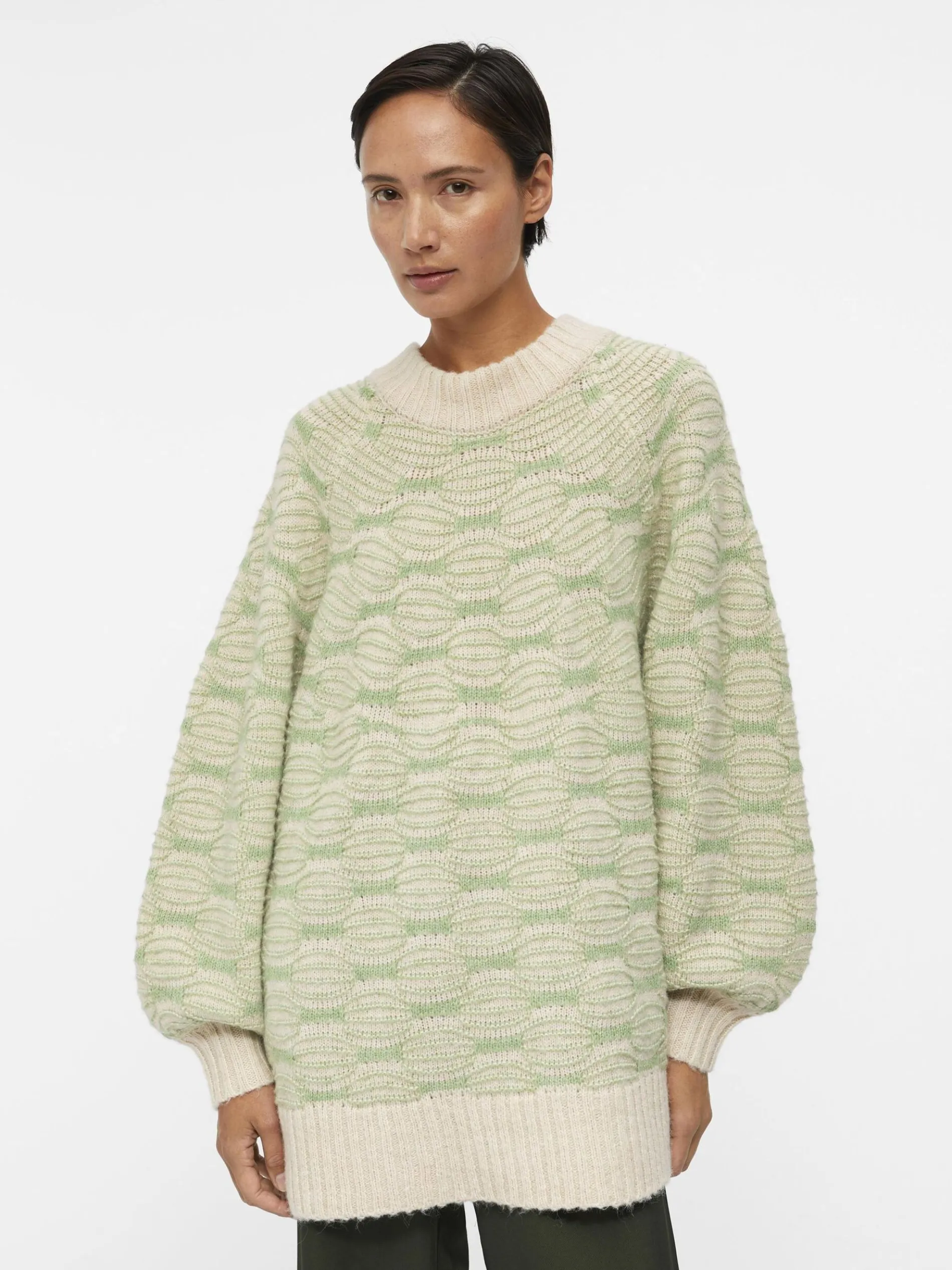 LOOSE FIT GEBREIDE TRUI