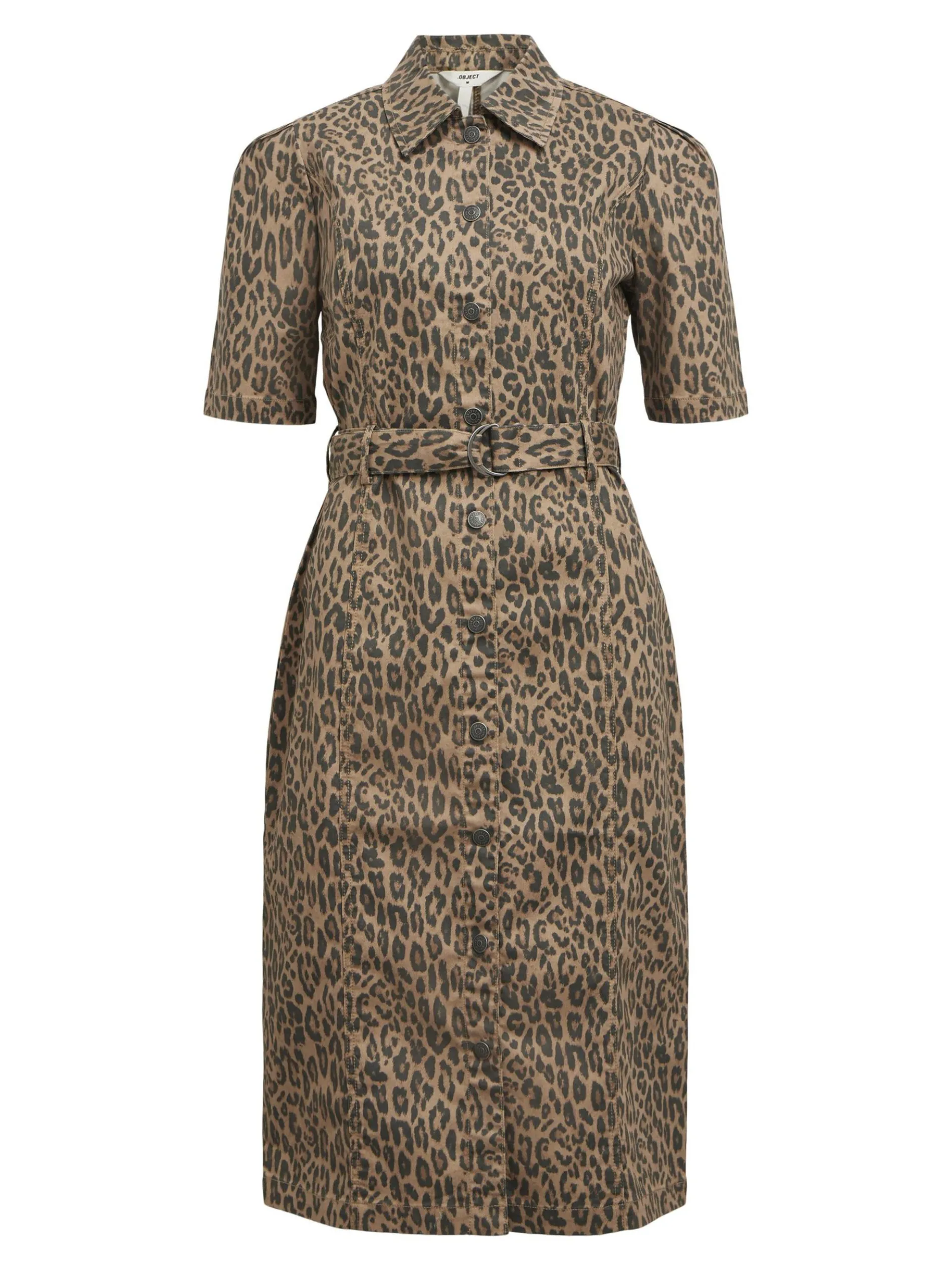 LUIPAARDPRINT DENIM JURK