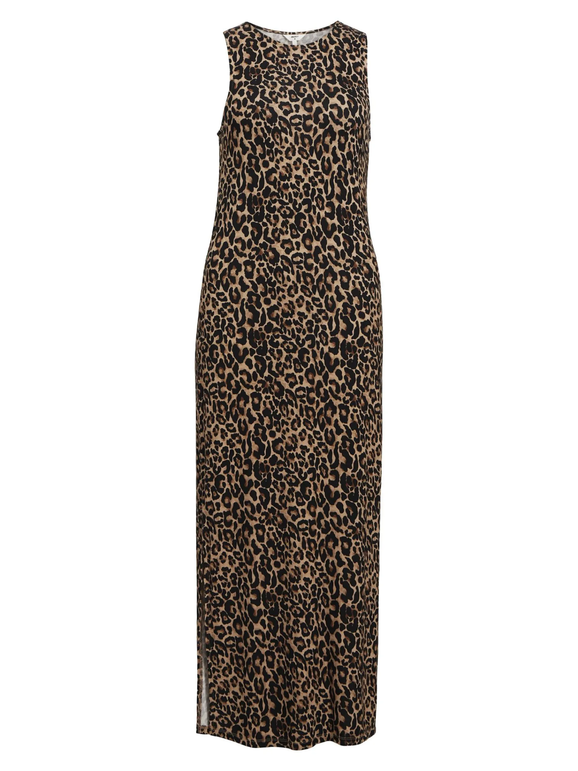 LUIPAARDPRINT MAXI JURK