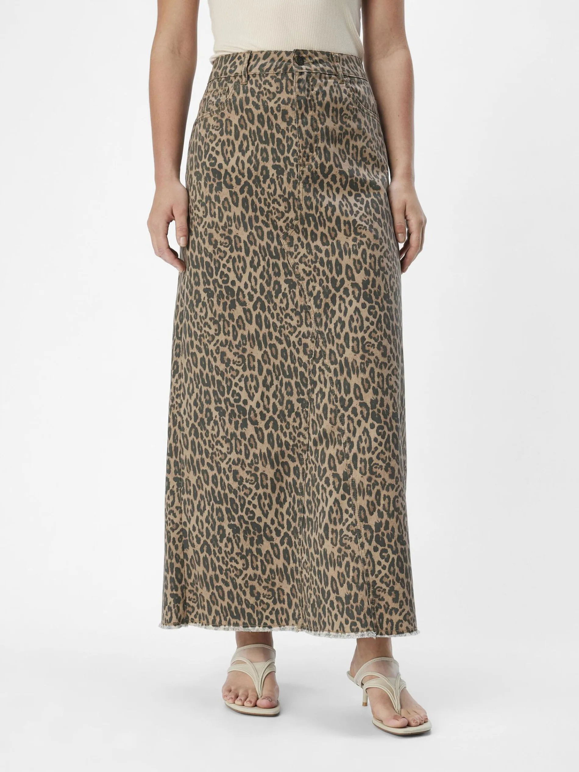 LUIPAARDPRINT MAXI ROK