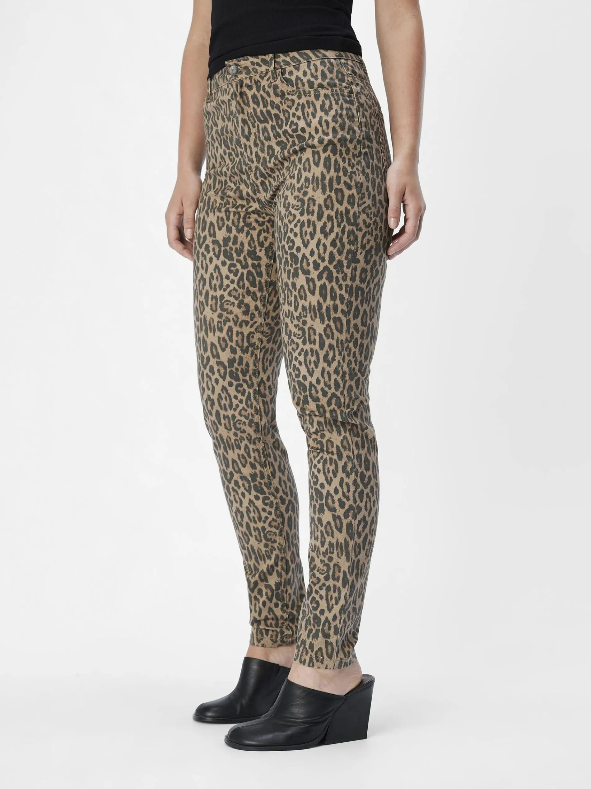 LUIPAARDPRINT SKINNY JEANS