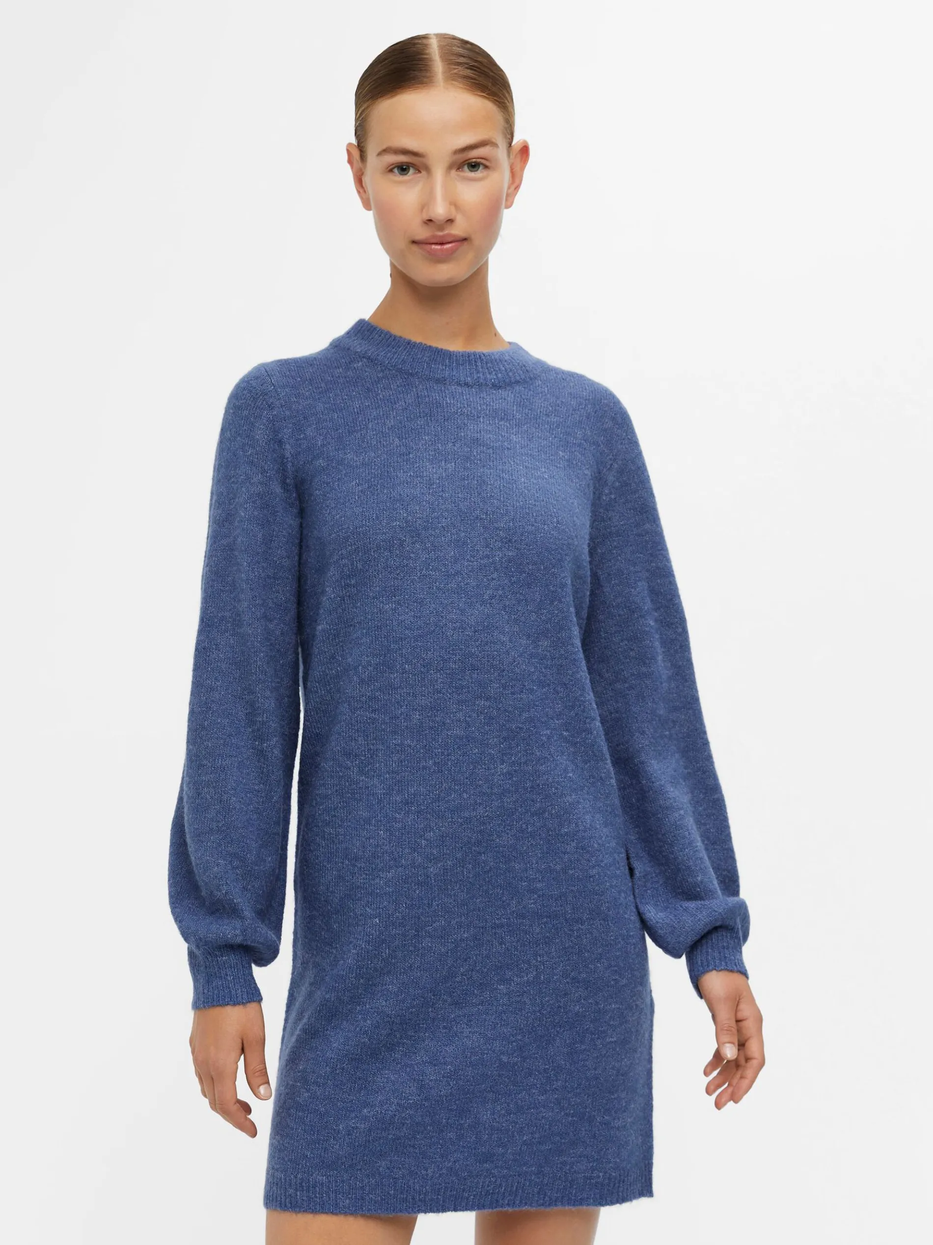 MET BALLONMOUWEN GEBREIDE JURK