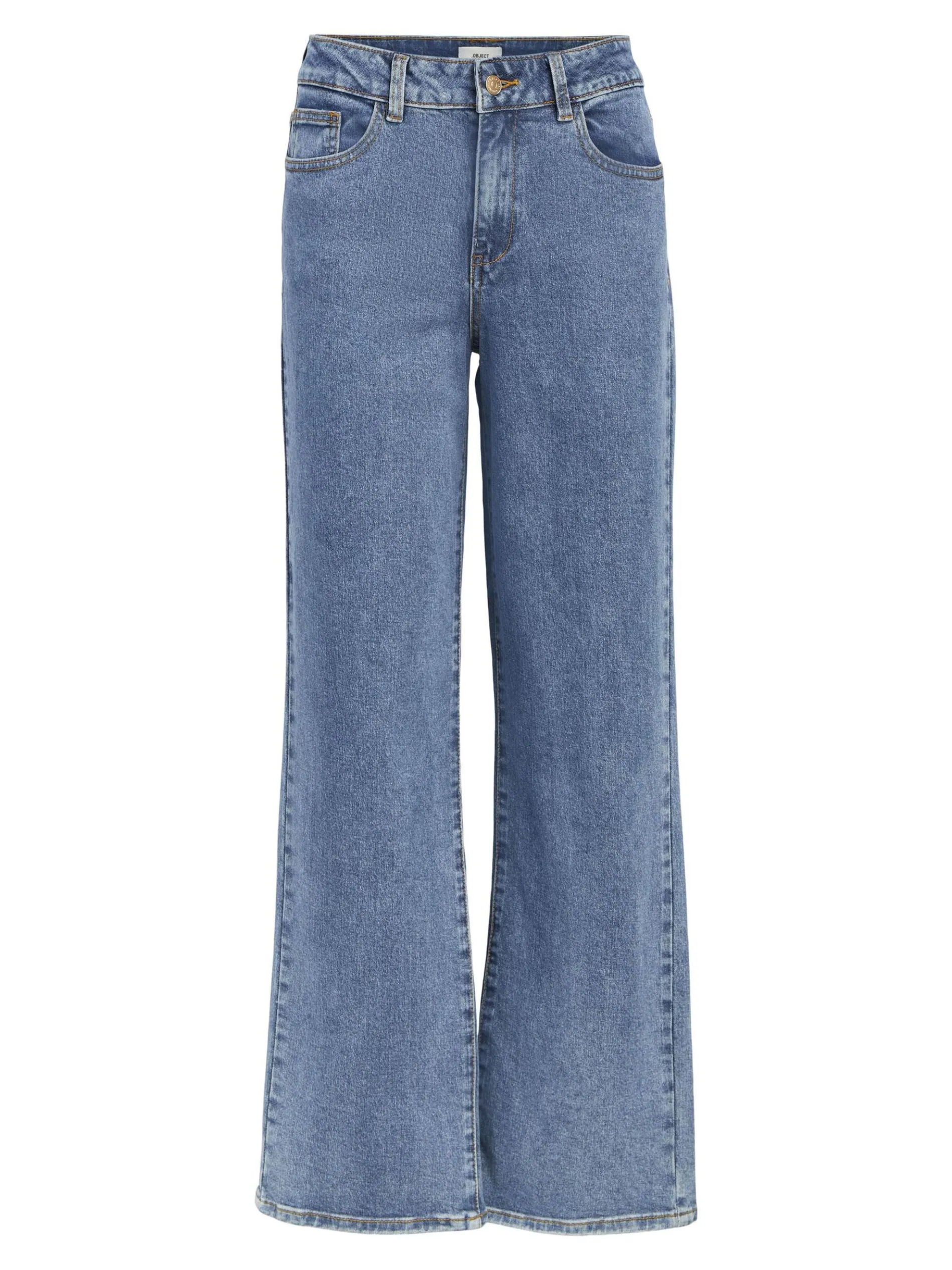 MID-WAIST WIDE FIT JEANS