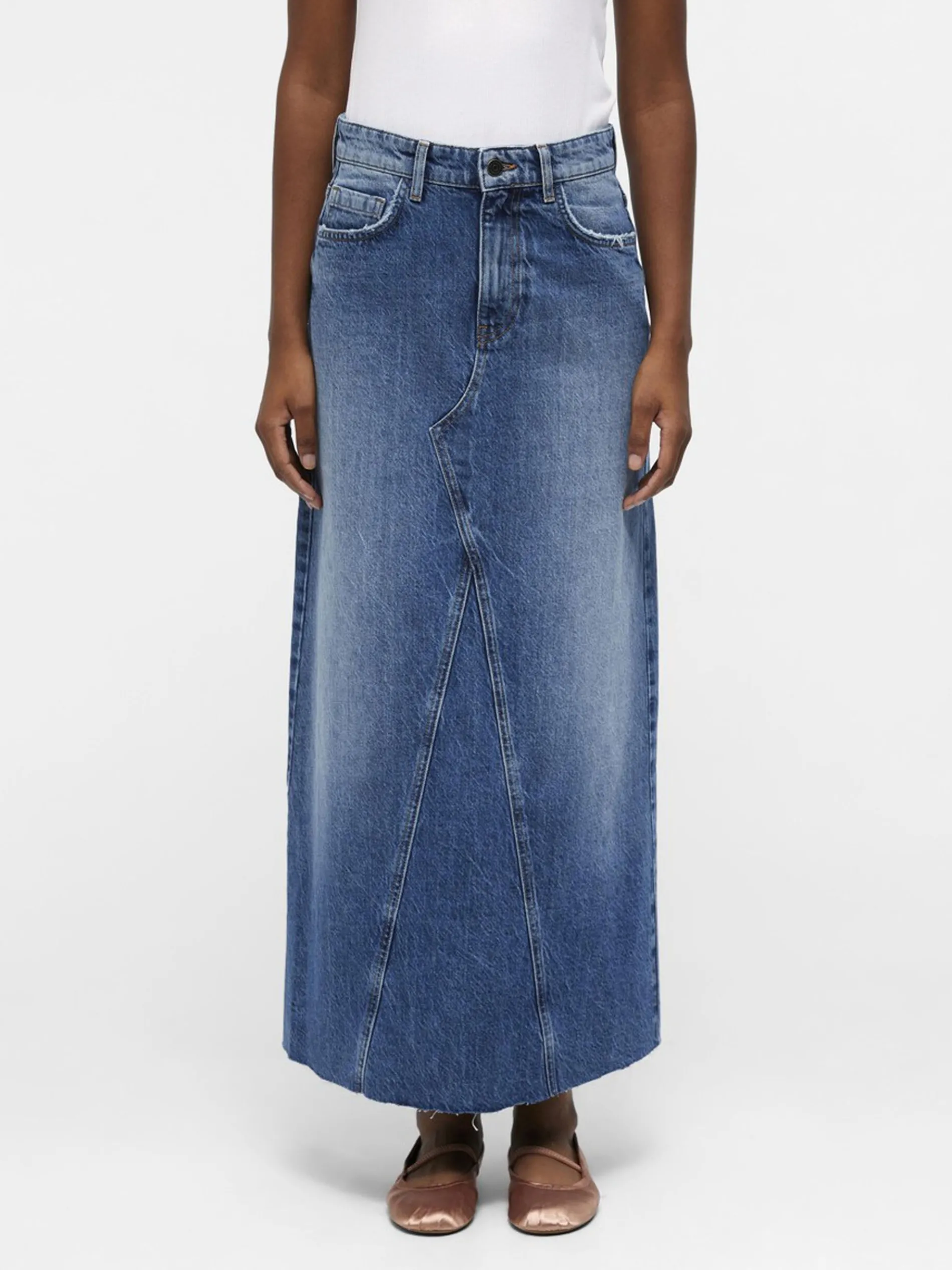 OBJHARLOW MAXI DENIM ROK