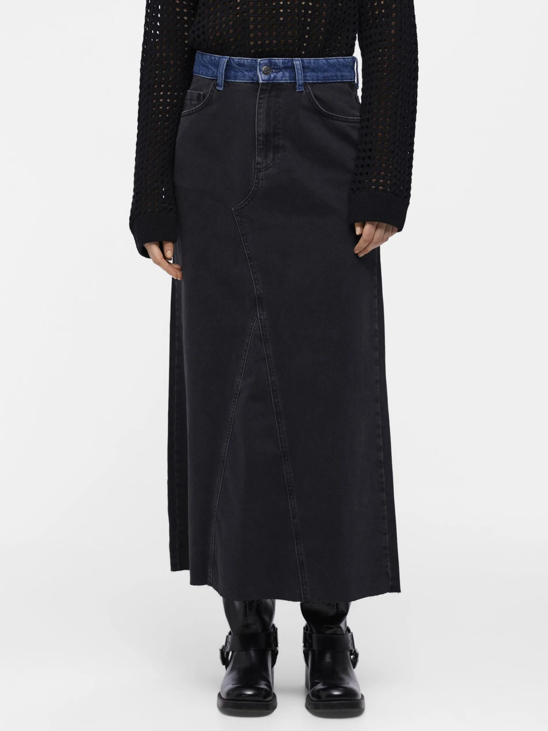 OBJHARLOW MAXI DENIM ROK