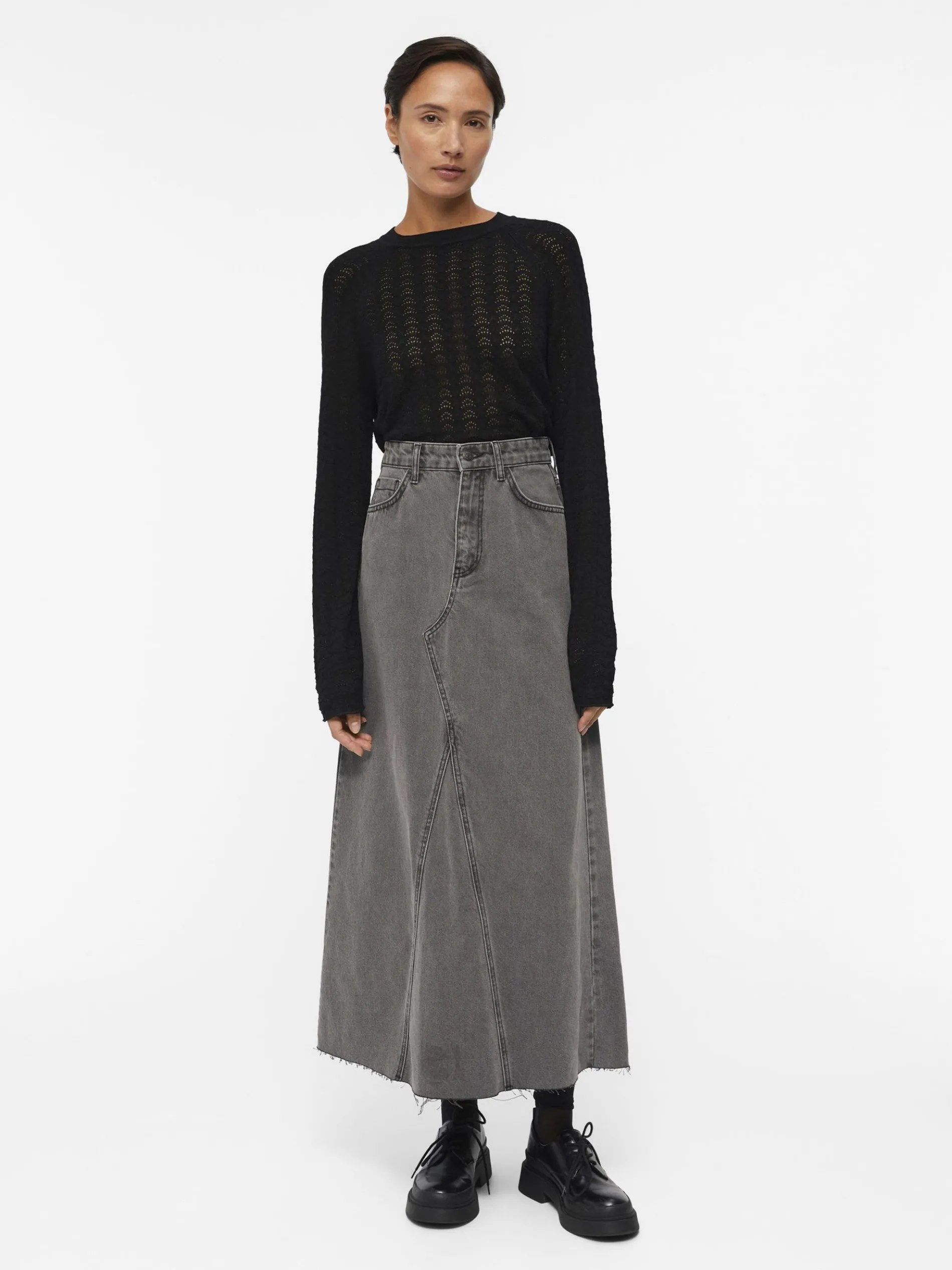 OBJHARLOW MAXI DENIM ROK