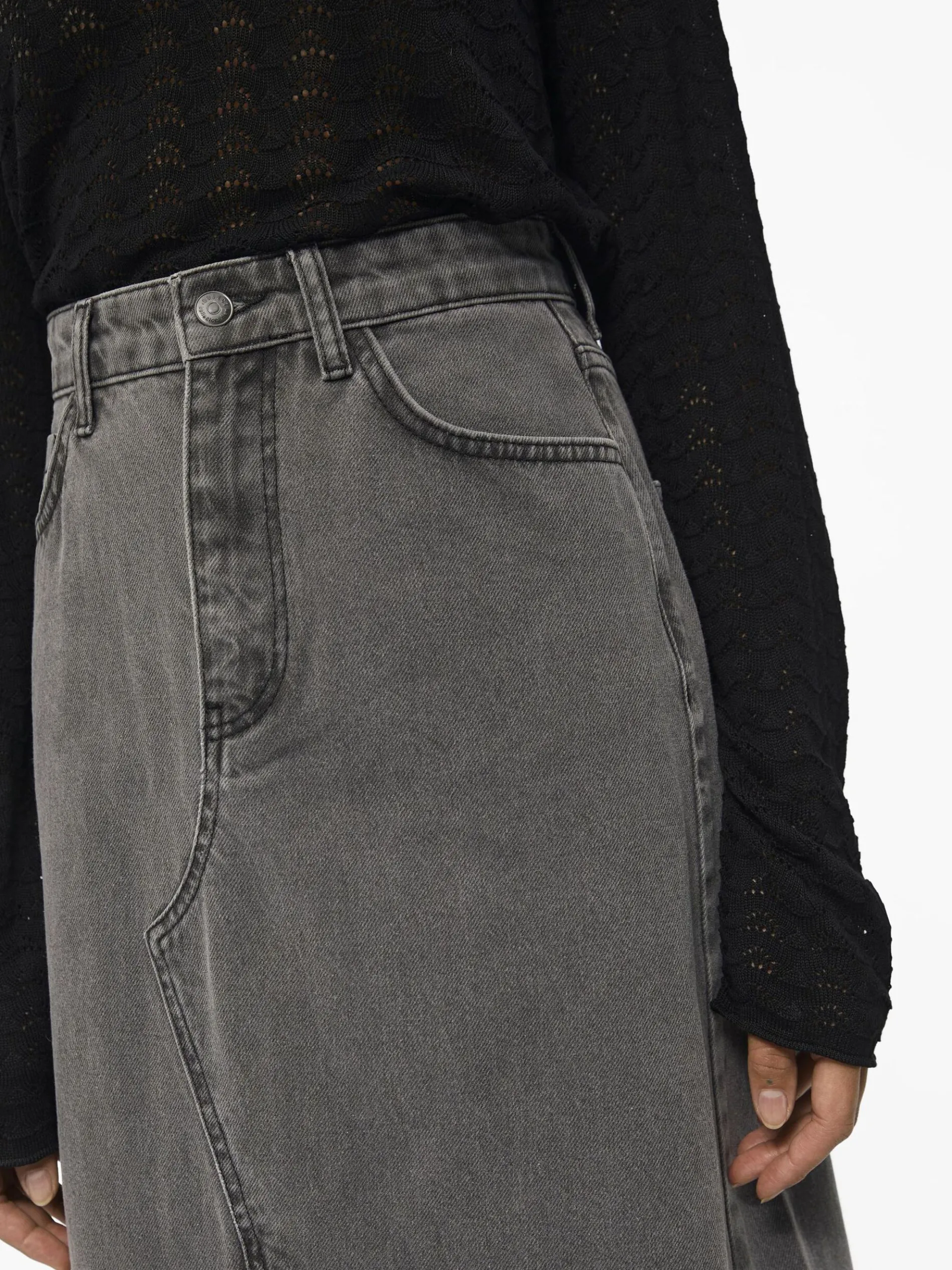 OBJHARLOW MAXI DENIM ROK