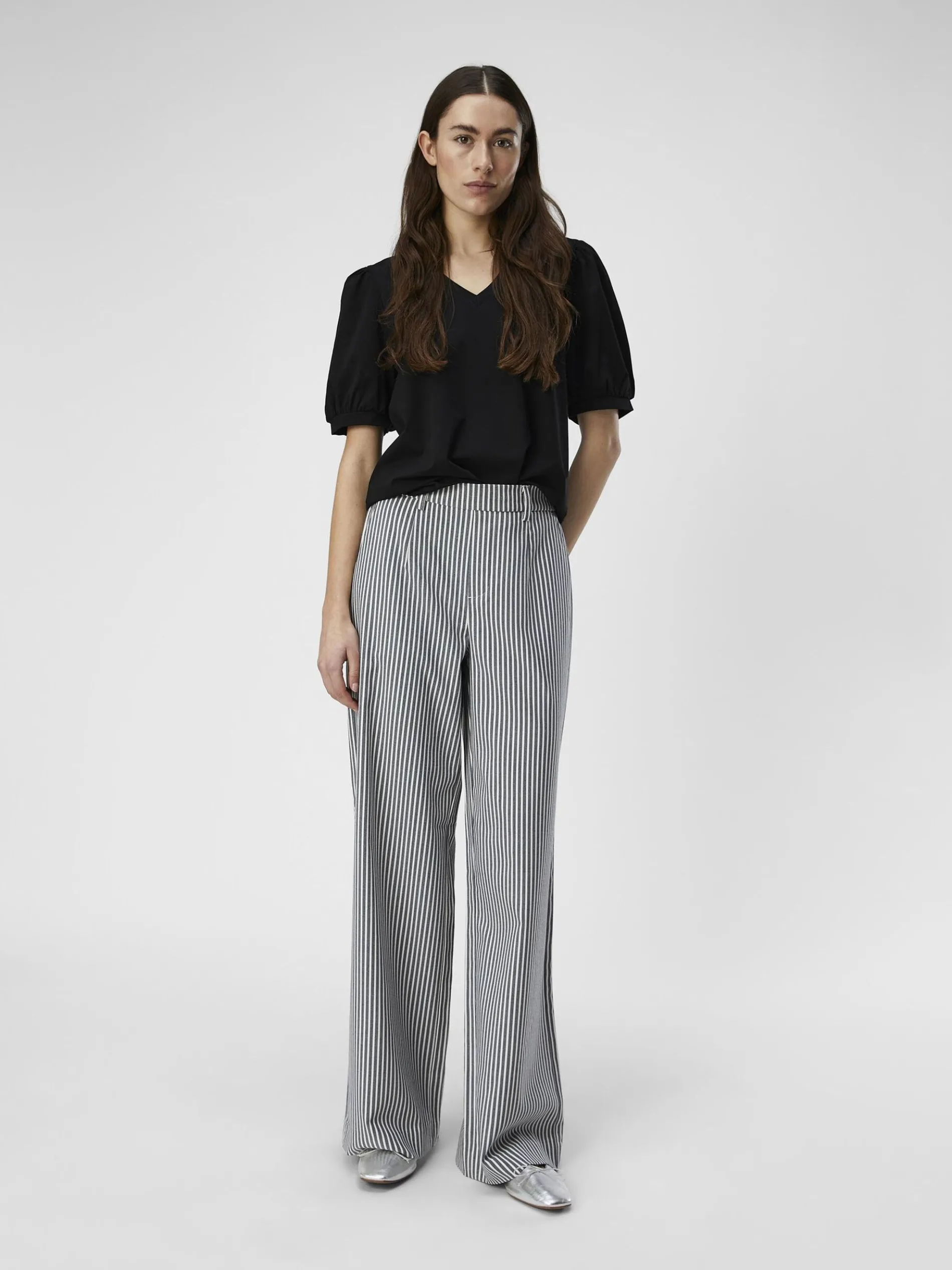 OBJLISA WIDE LEG BROEK