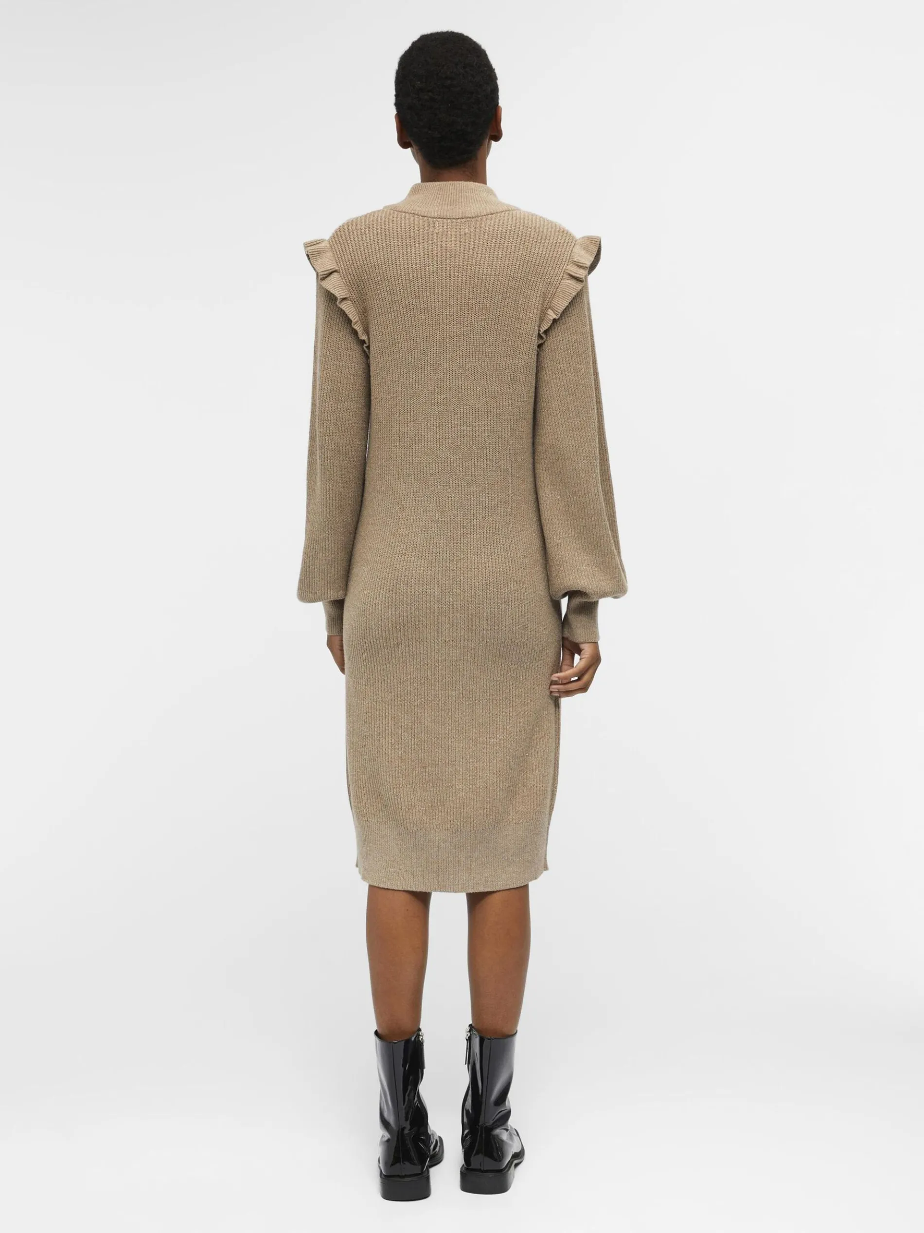 OBJMALENA GEBREIDE JURK