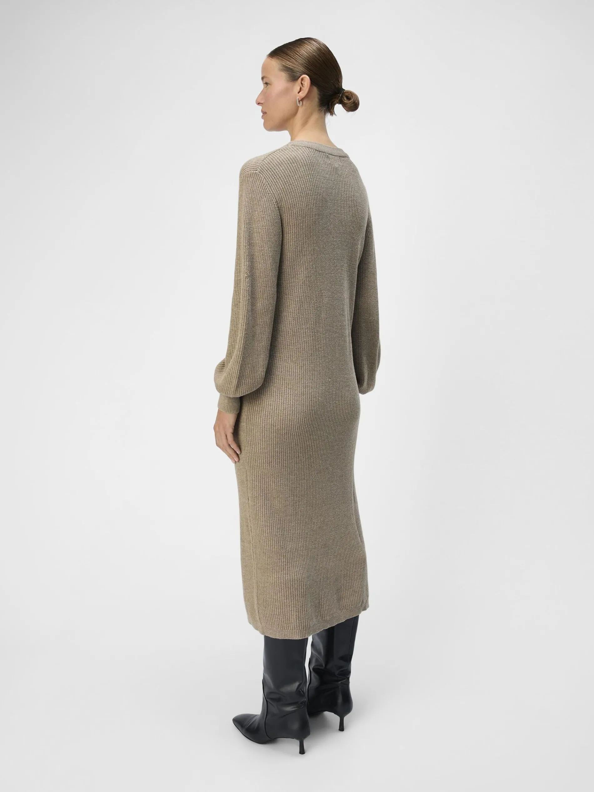 OBJMALENA GEBREIDE JURK