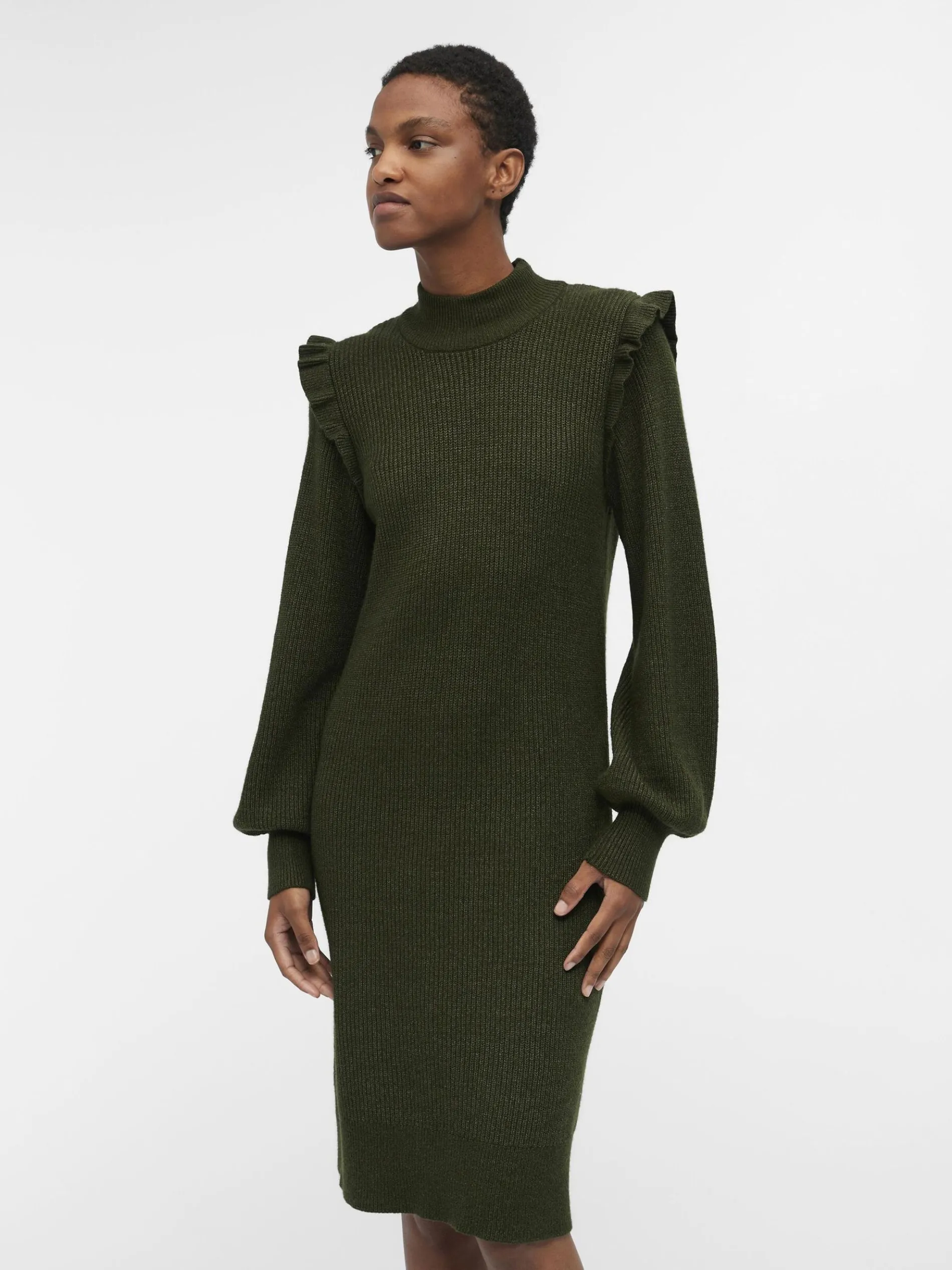 OBJMALENA GEBREIDE JURK