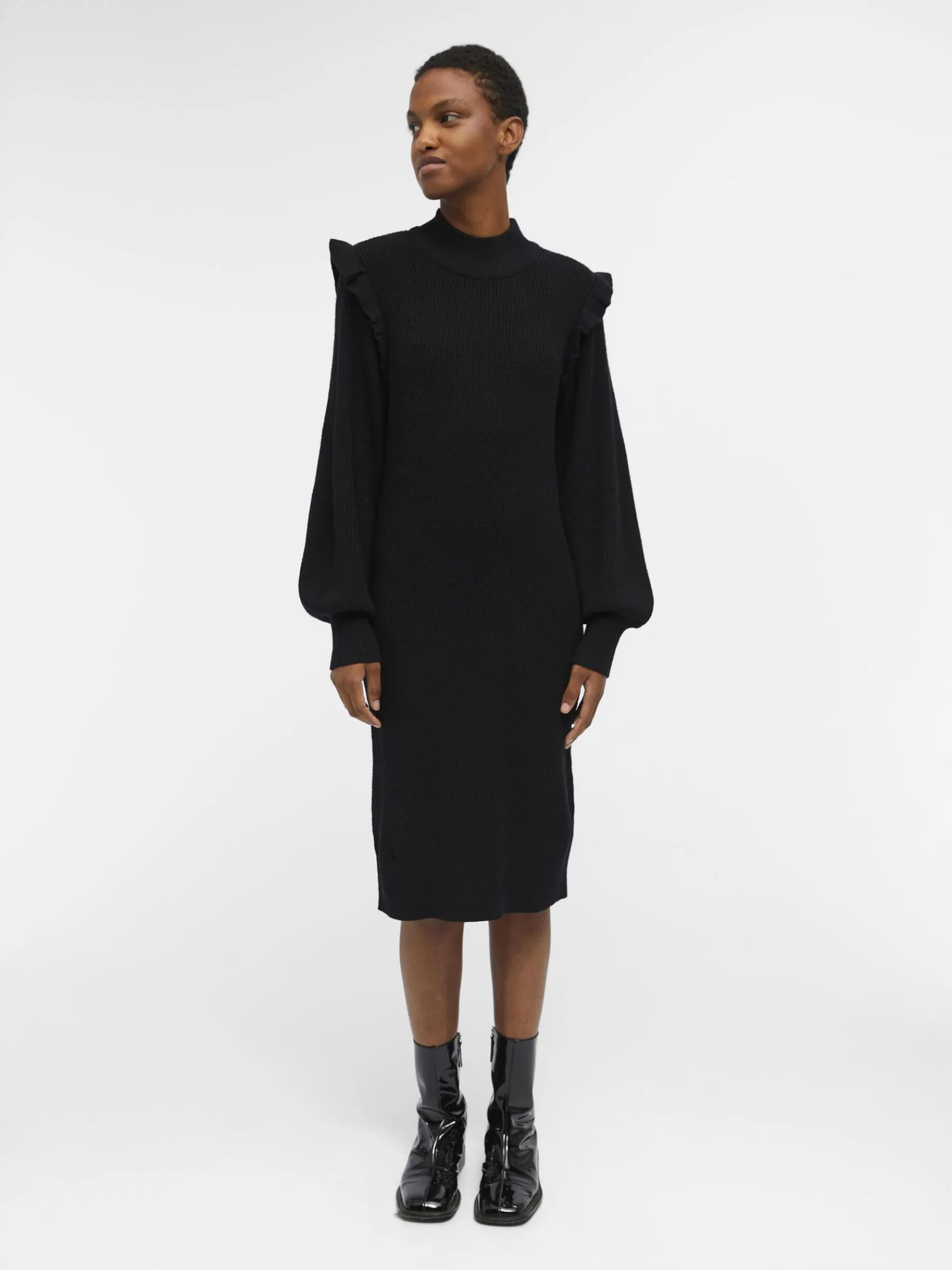 OBJMALENA GEBREIDE JURK