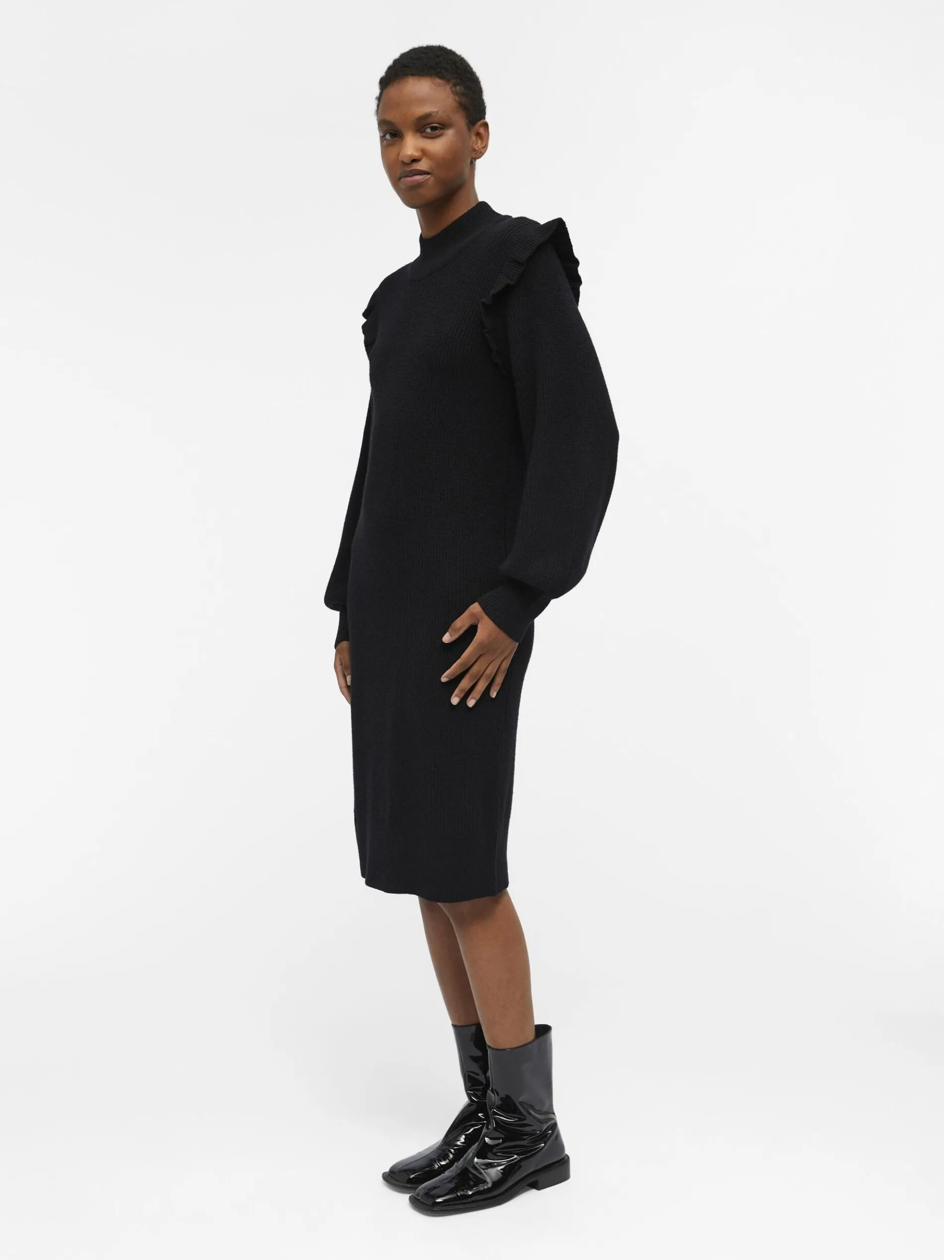 OBJMALENA GEBREIDE JURK