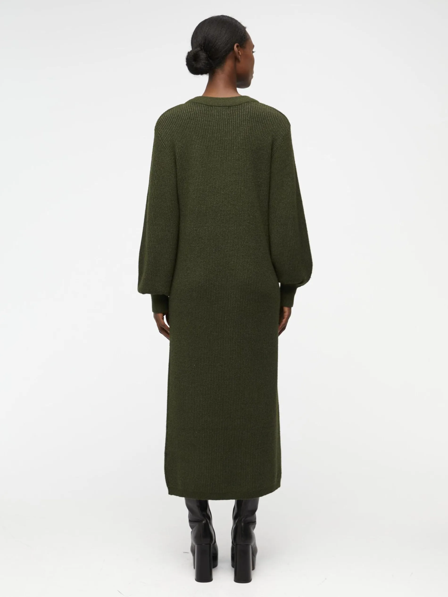 OBJMALENA GEBREIDE JURK