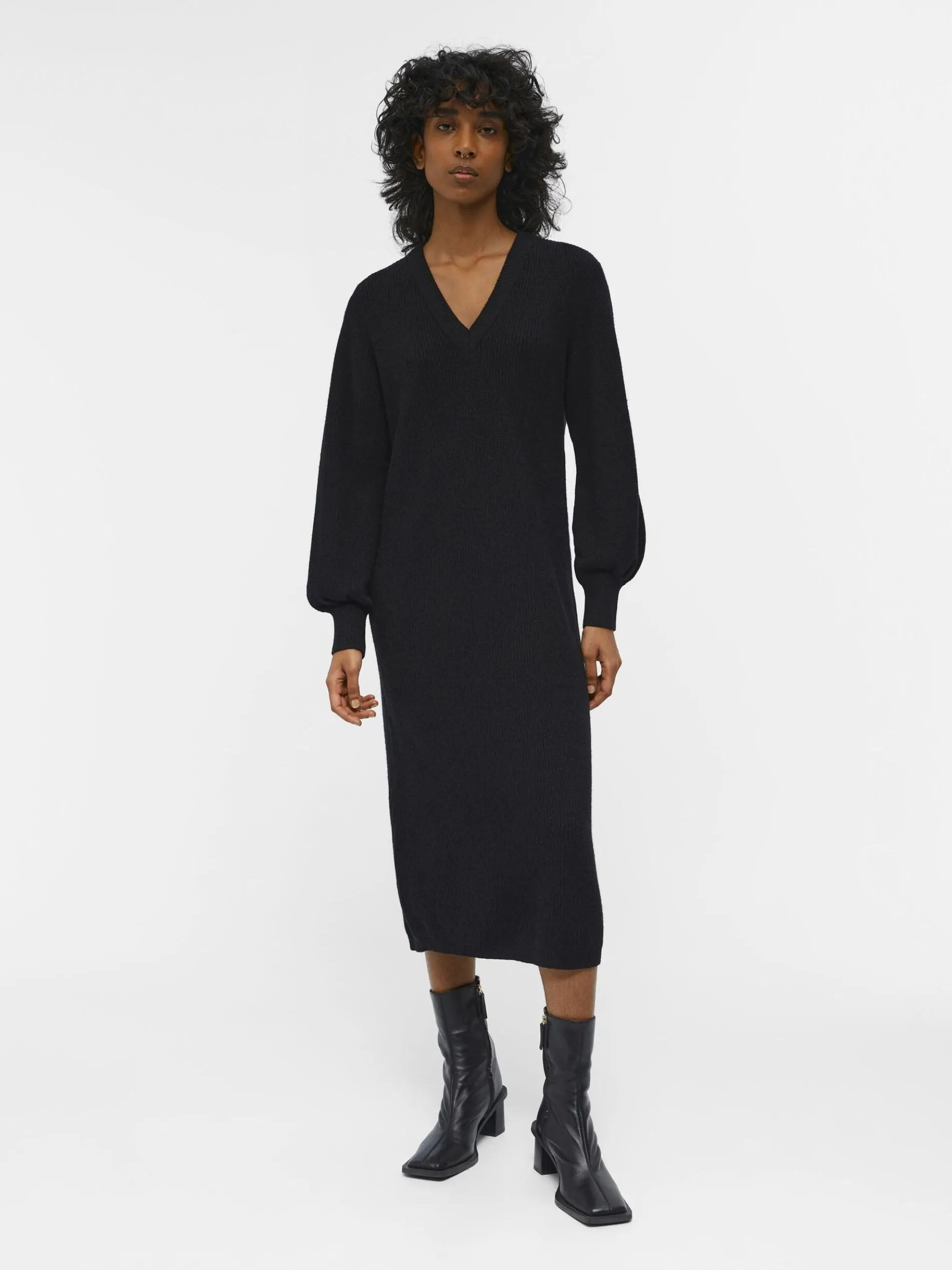 OBJMALENA GEBREIDE JURK