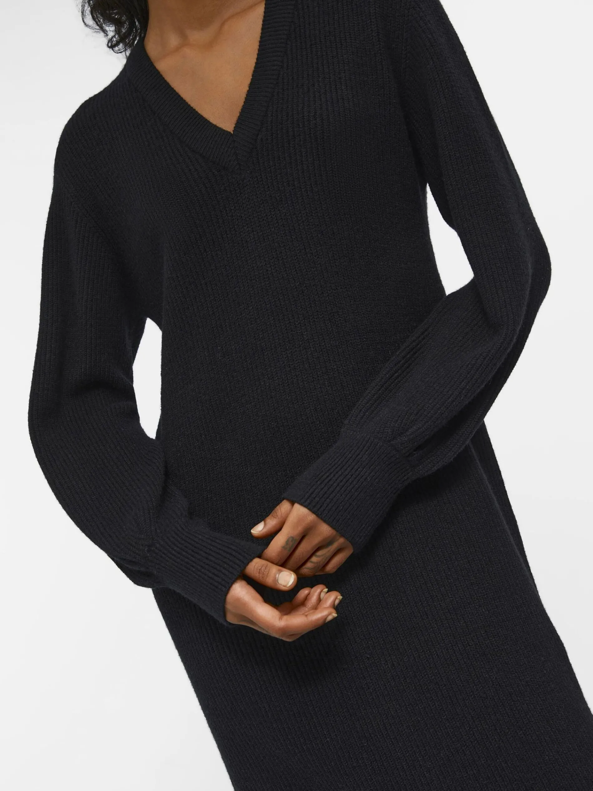 OBJMALENA GEBREIDE JURK