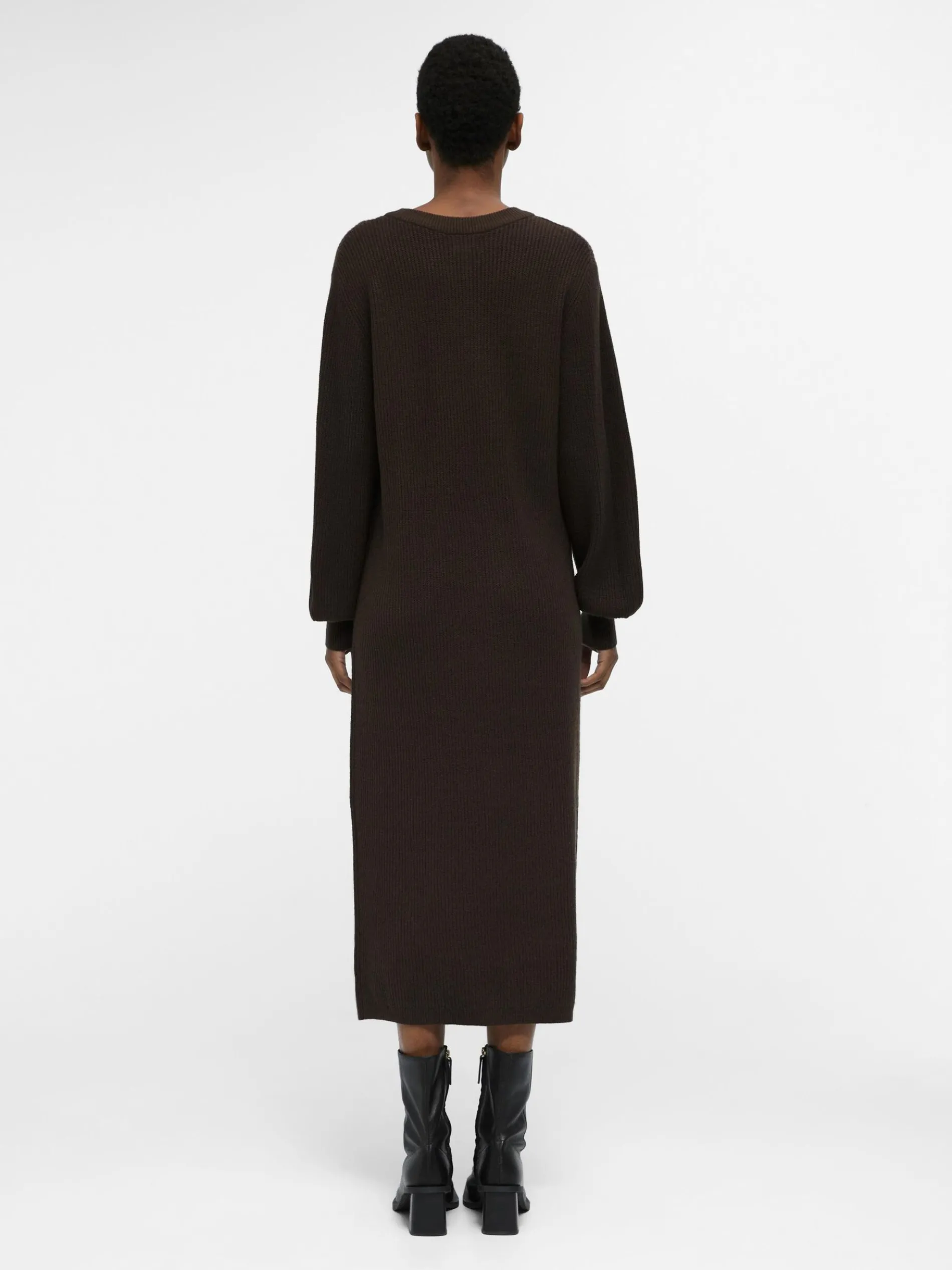 OBJMALENA GEBREIDE JURK