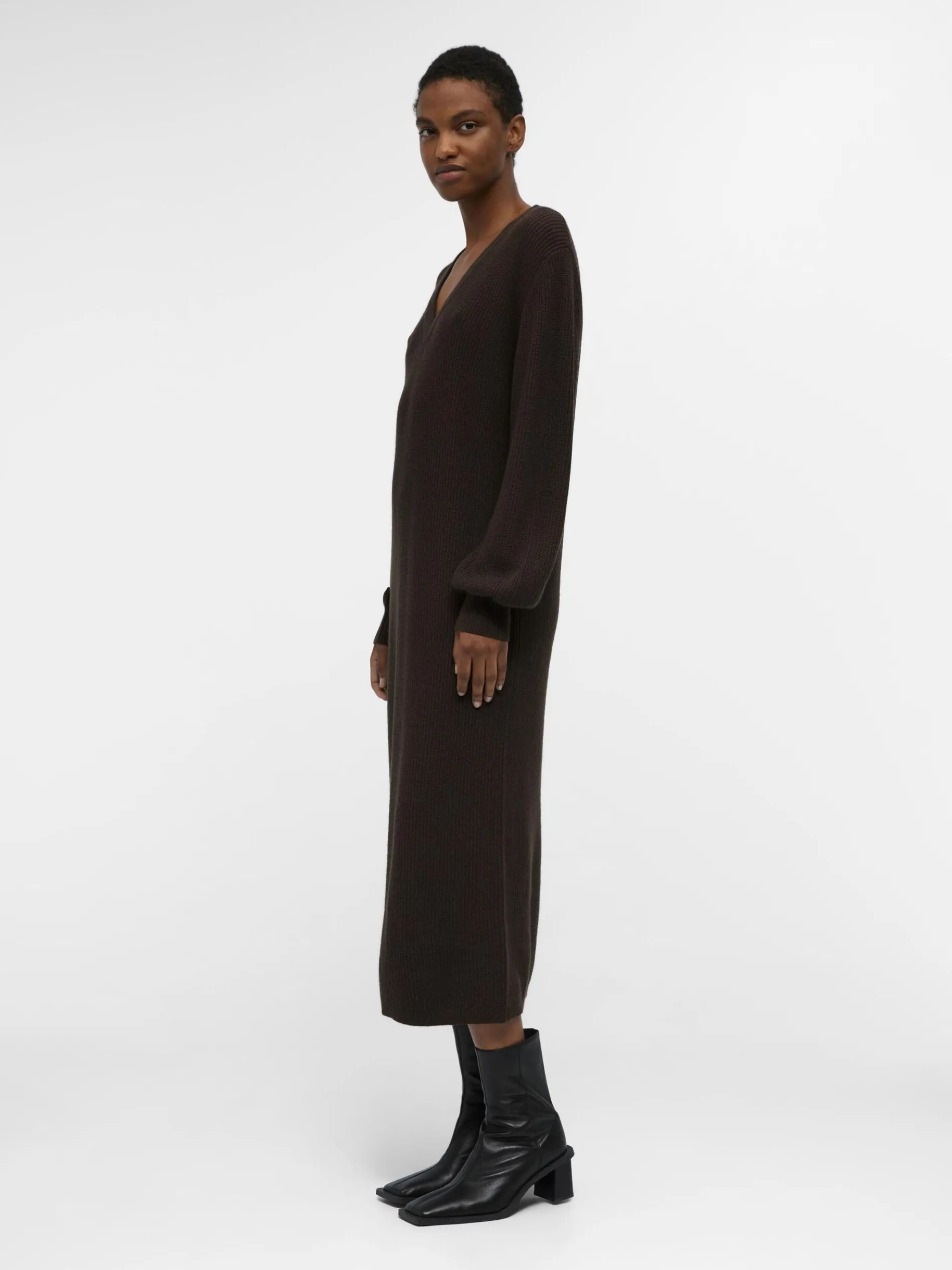 OBJMALENA GEBREIDE JURK