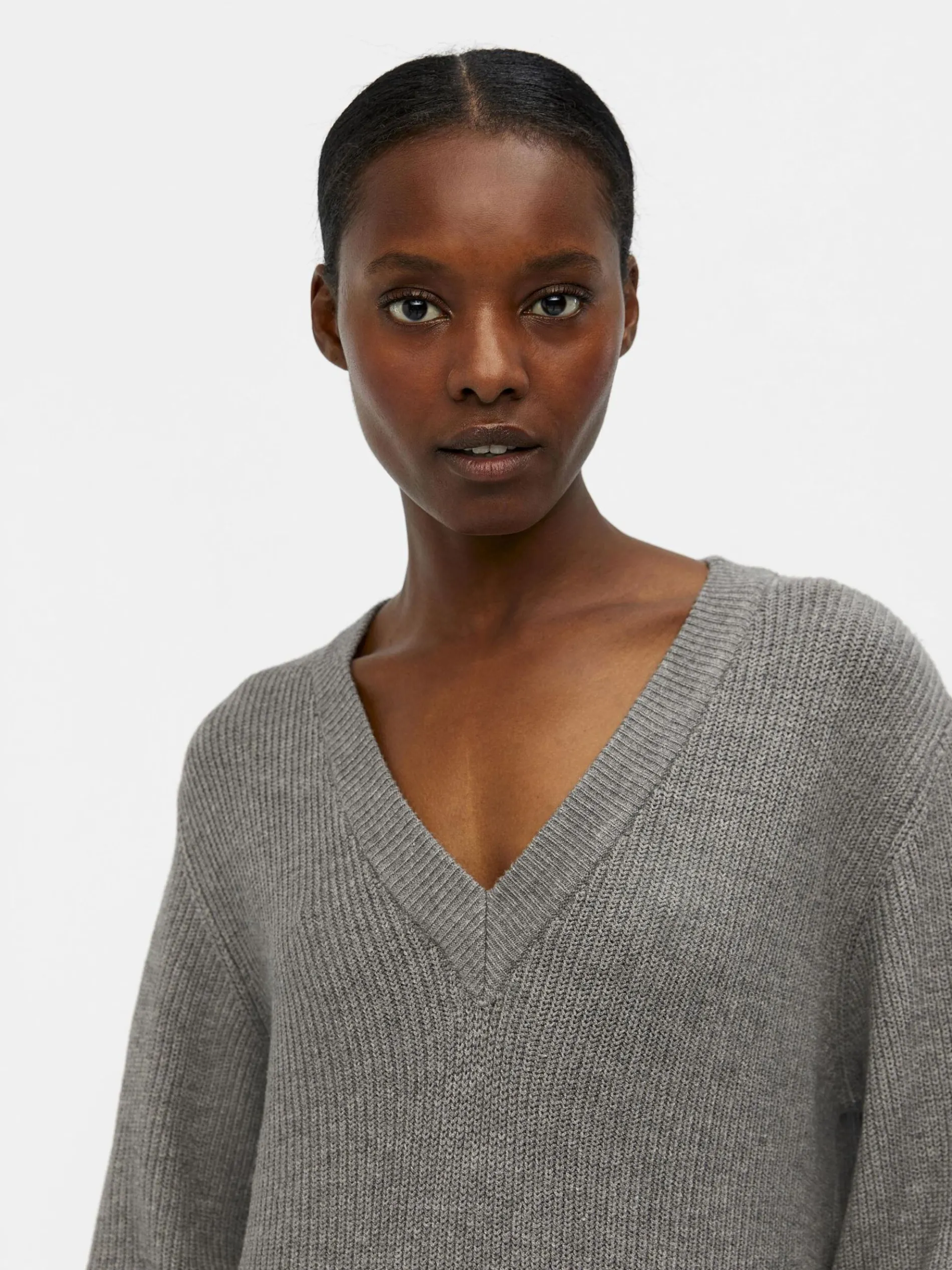 OBJMALENA GEBREIDE JURK