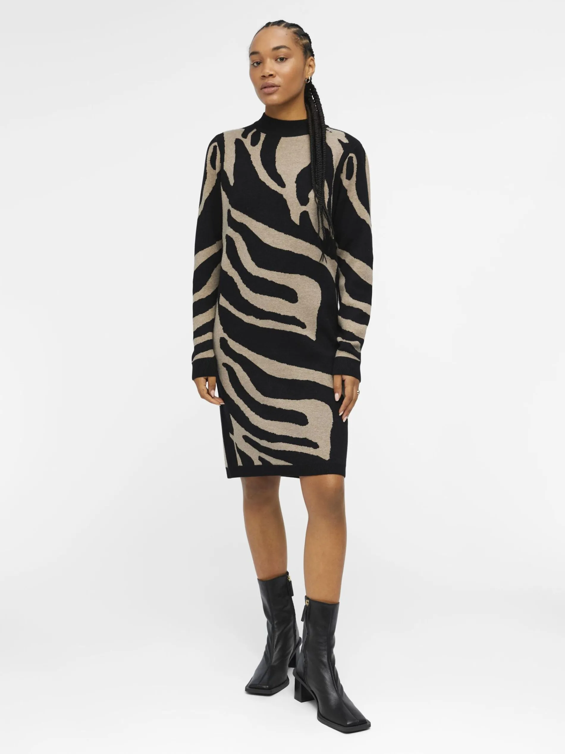 OBJRAY GEBREIDE JURK