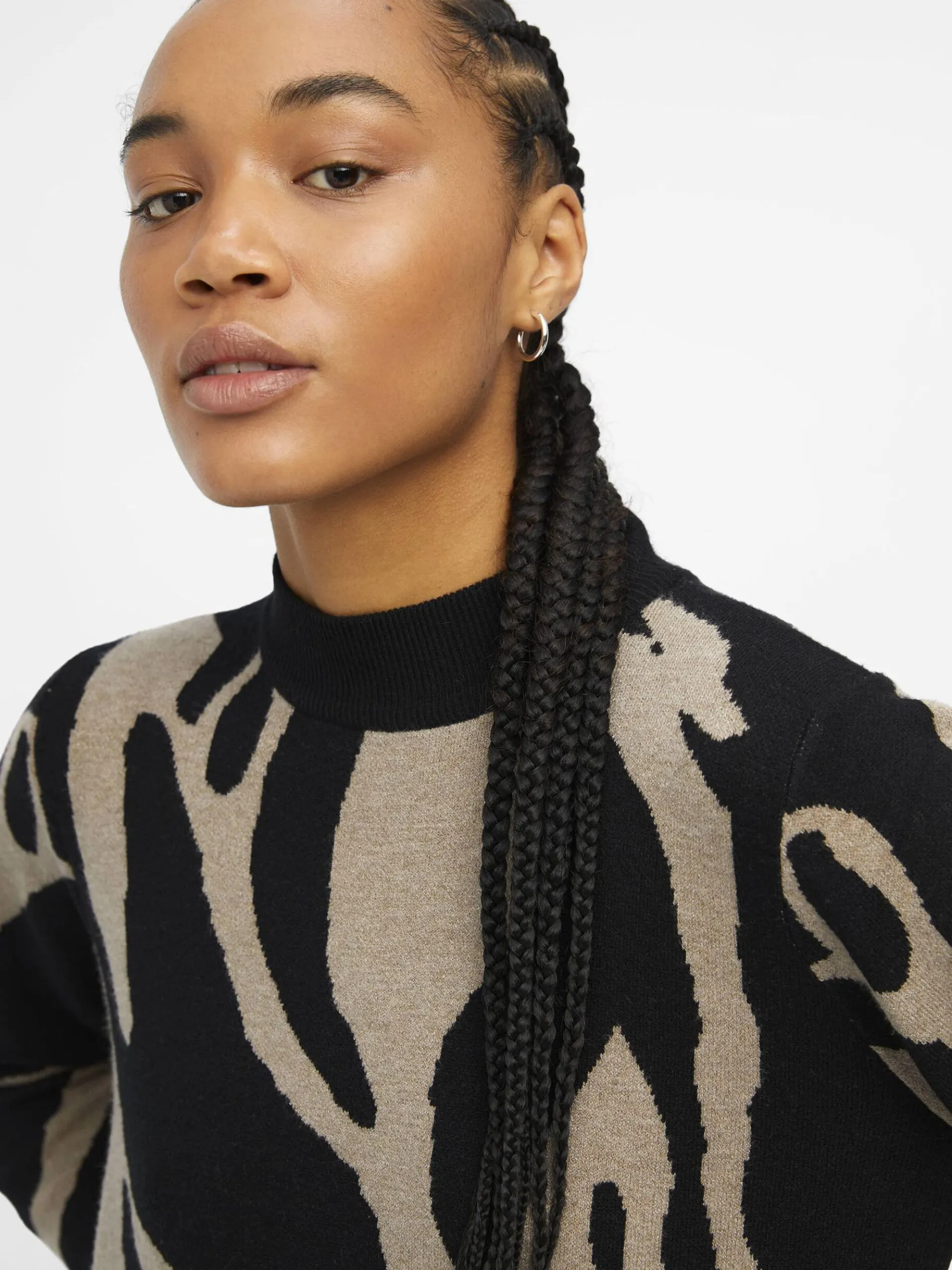 OBJRAY GEBREIDE JURK