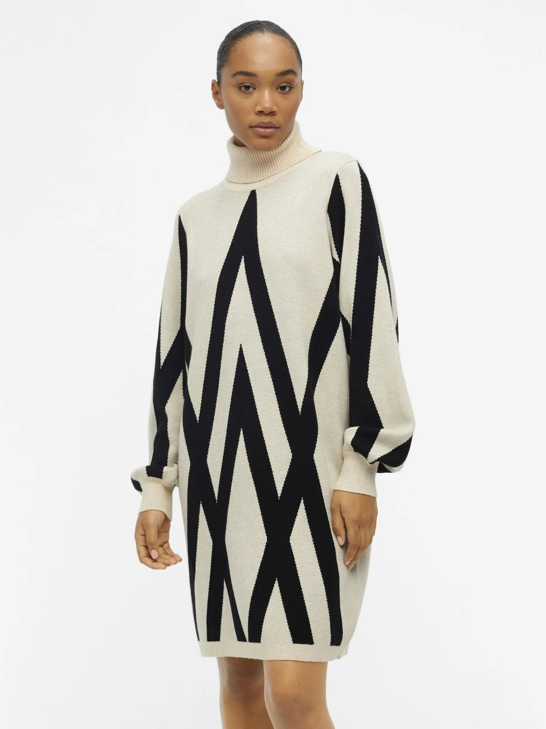 OBJRAY GEBREIDE JURK