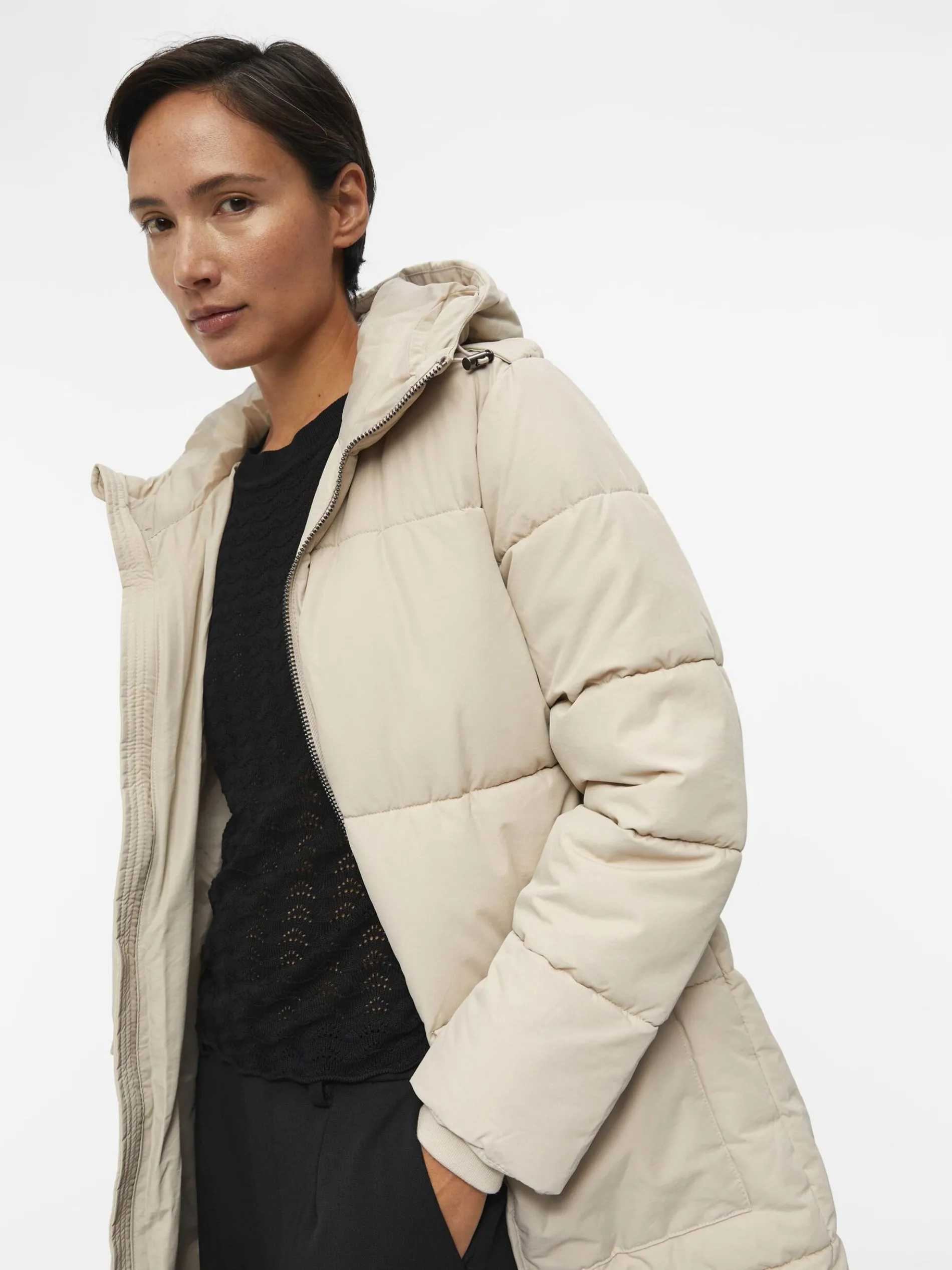 OBJZHANNA GEWATTEERDE JAS