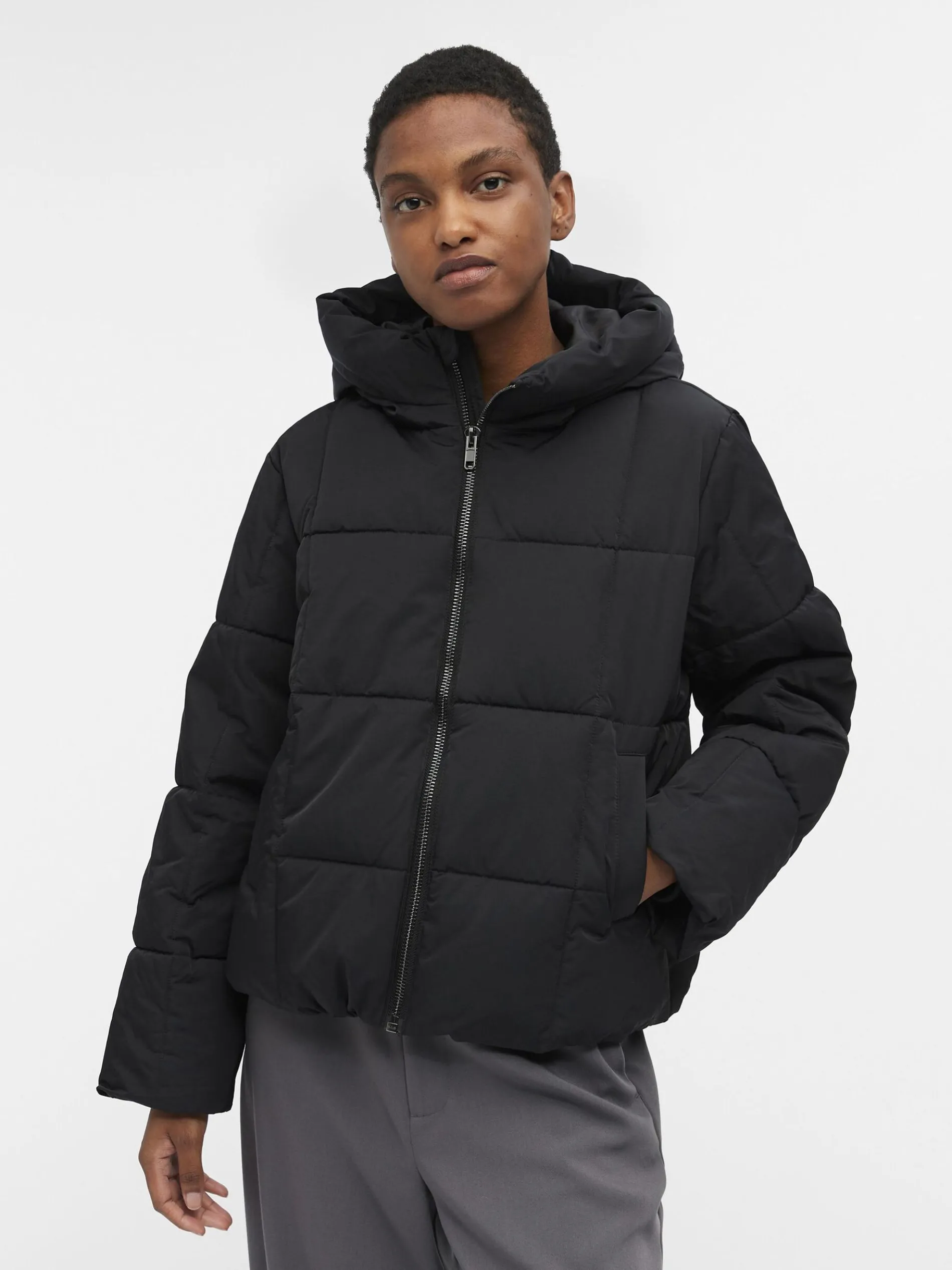 OBJZHANNA GEWATTEERDE JAS