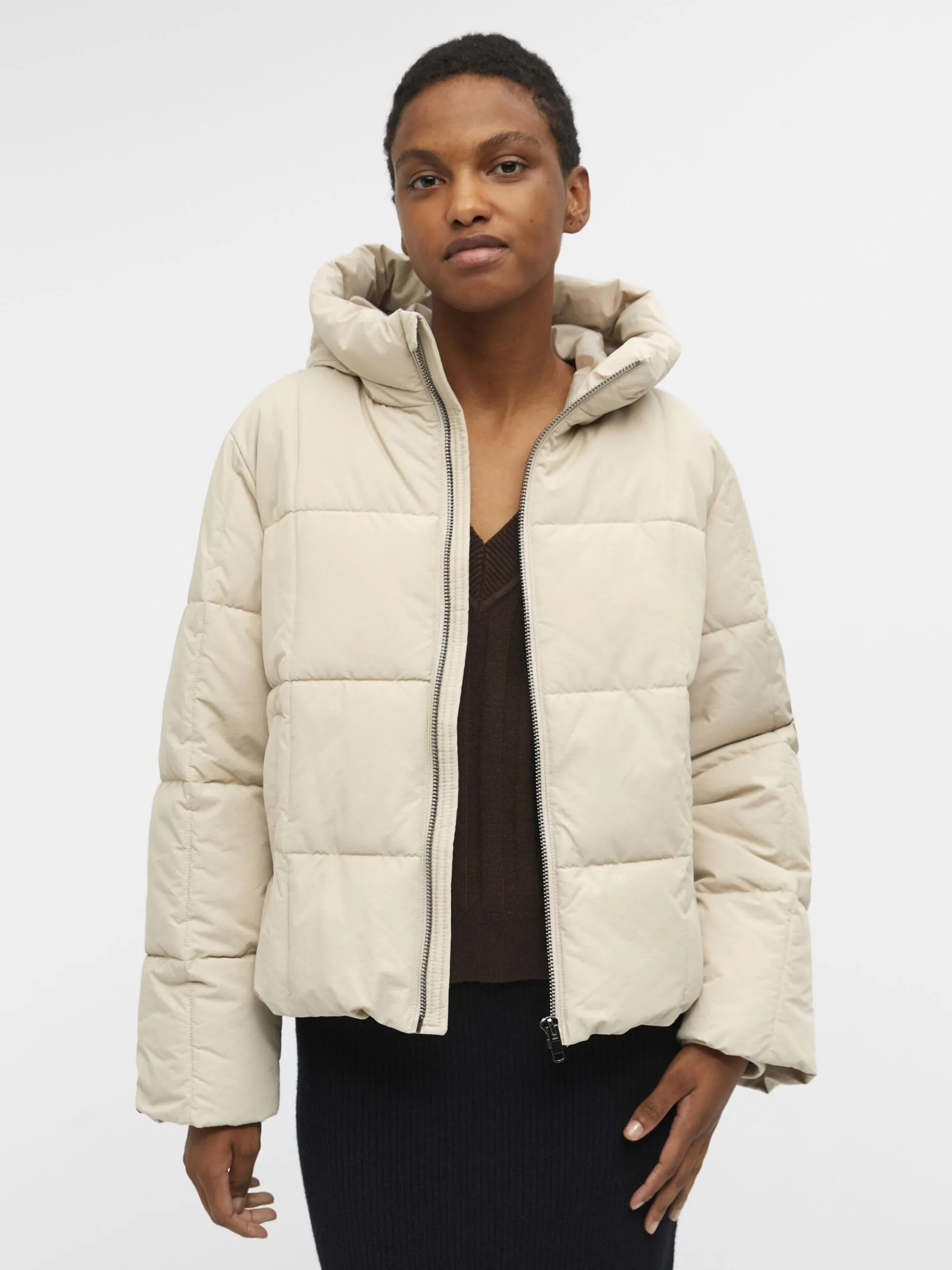 OBJZHANNA GEWATTEERDE JAS