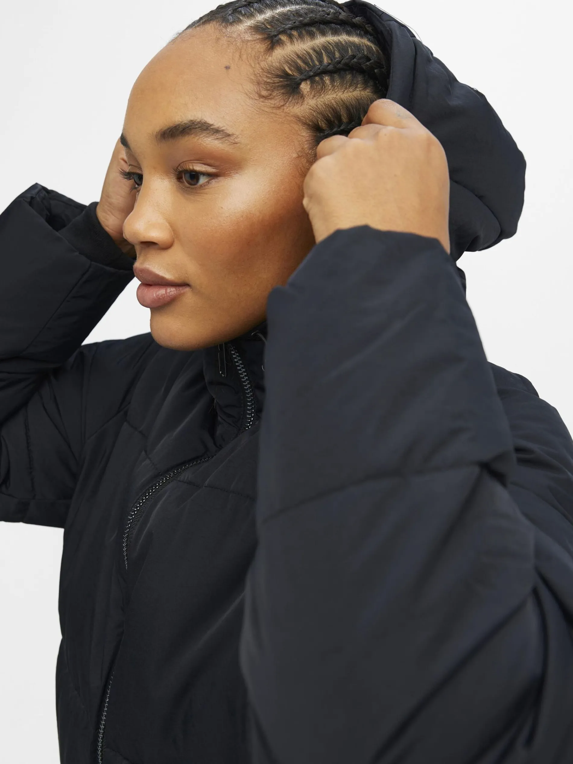 OBJZHANNA GEWATTEERDE JAS