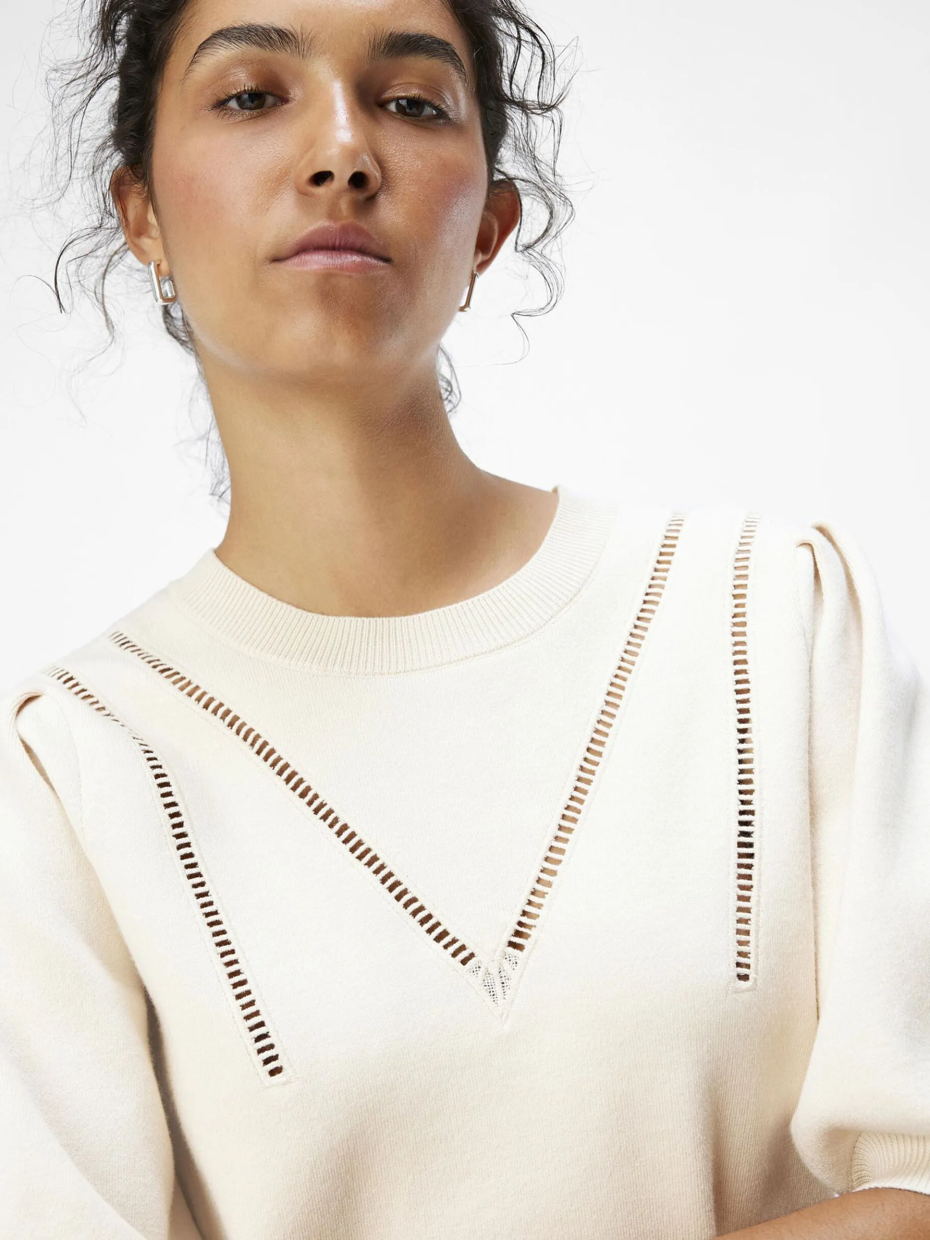 POFMOUWEN GEBREIDE TOP