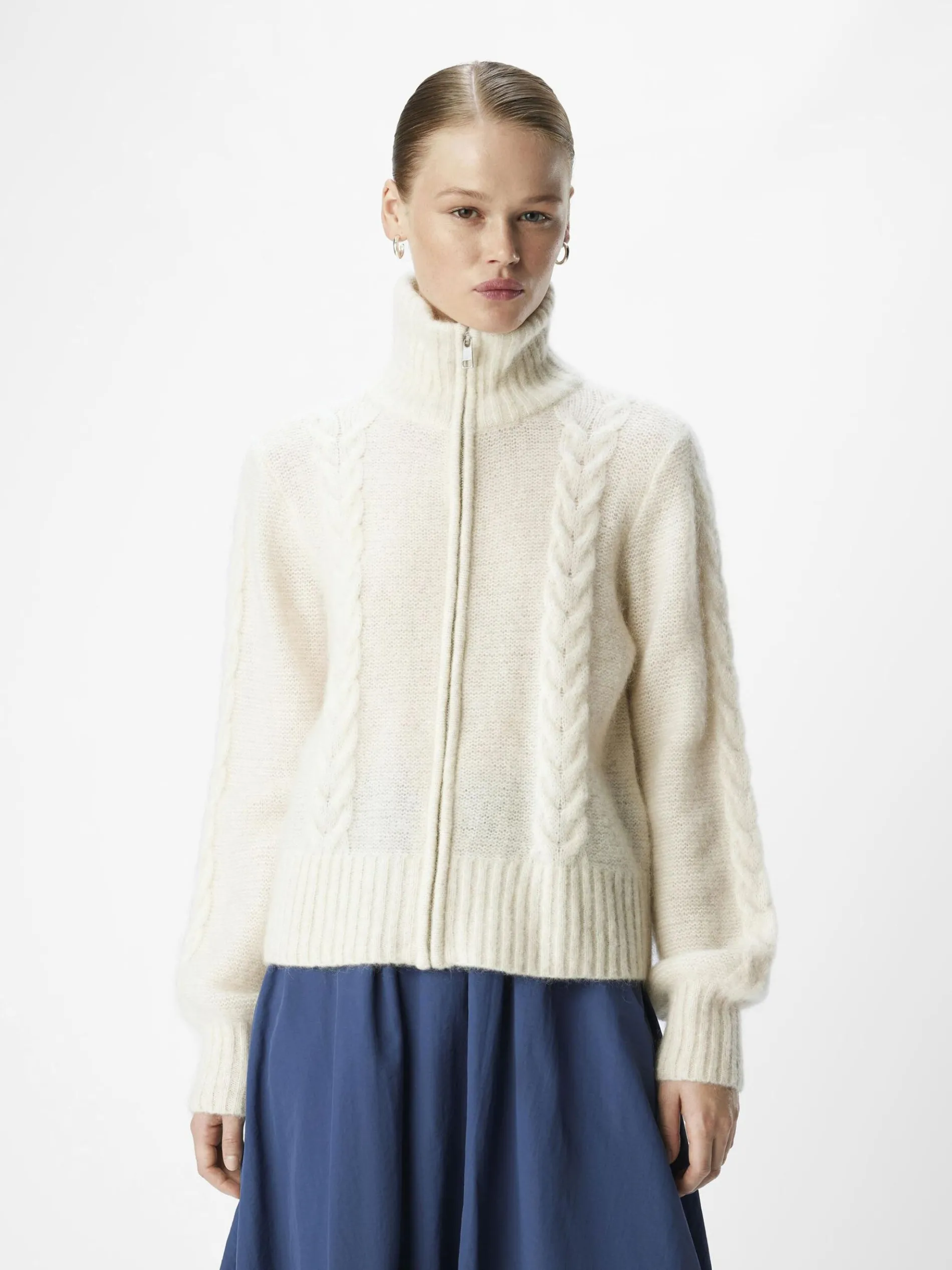 RITSSLUITING GEBREID VEST