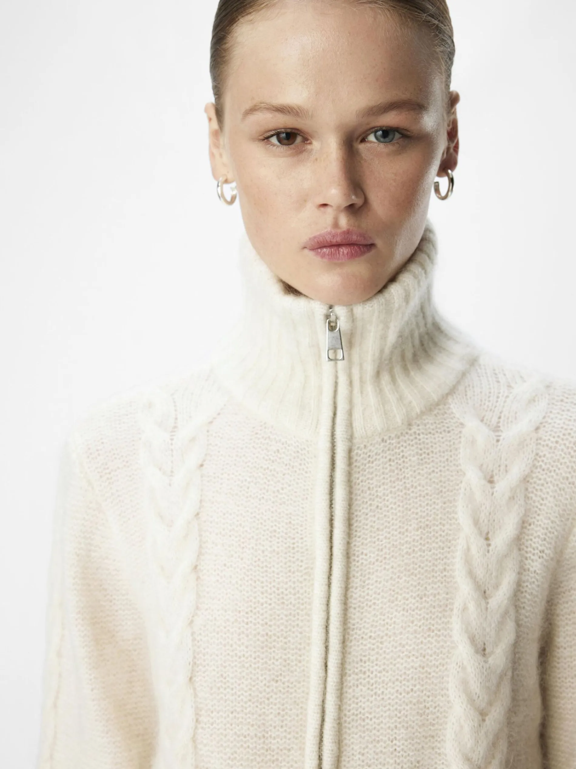 RITSSLUITING GEBREID VEST