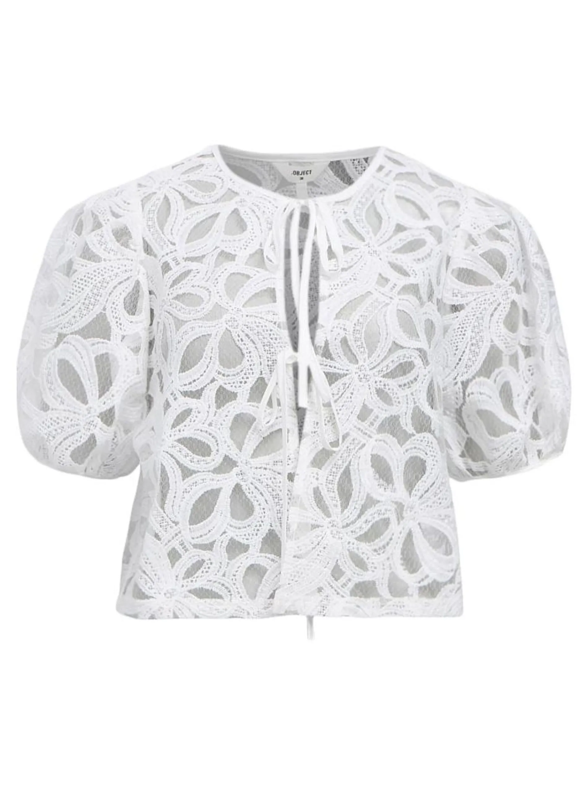 VOORKANT MET STRIKSLUITING BLOUSE