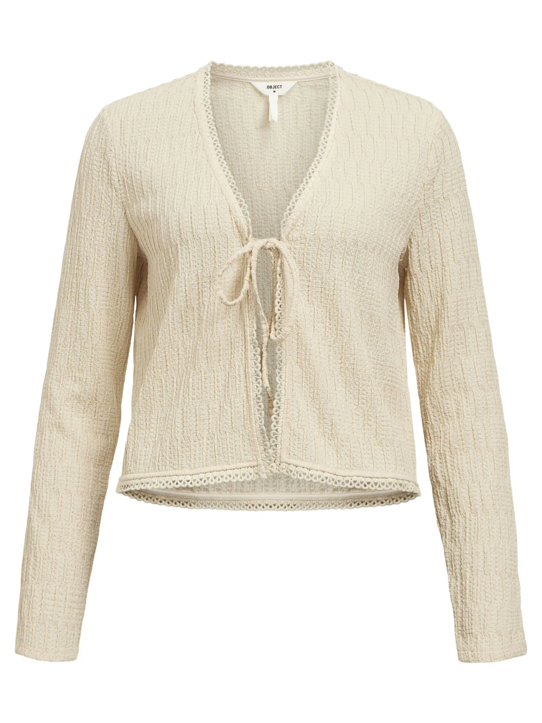 VOORKANT MET STRIKSLUITING TOP