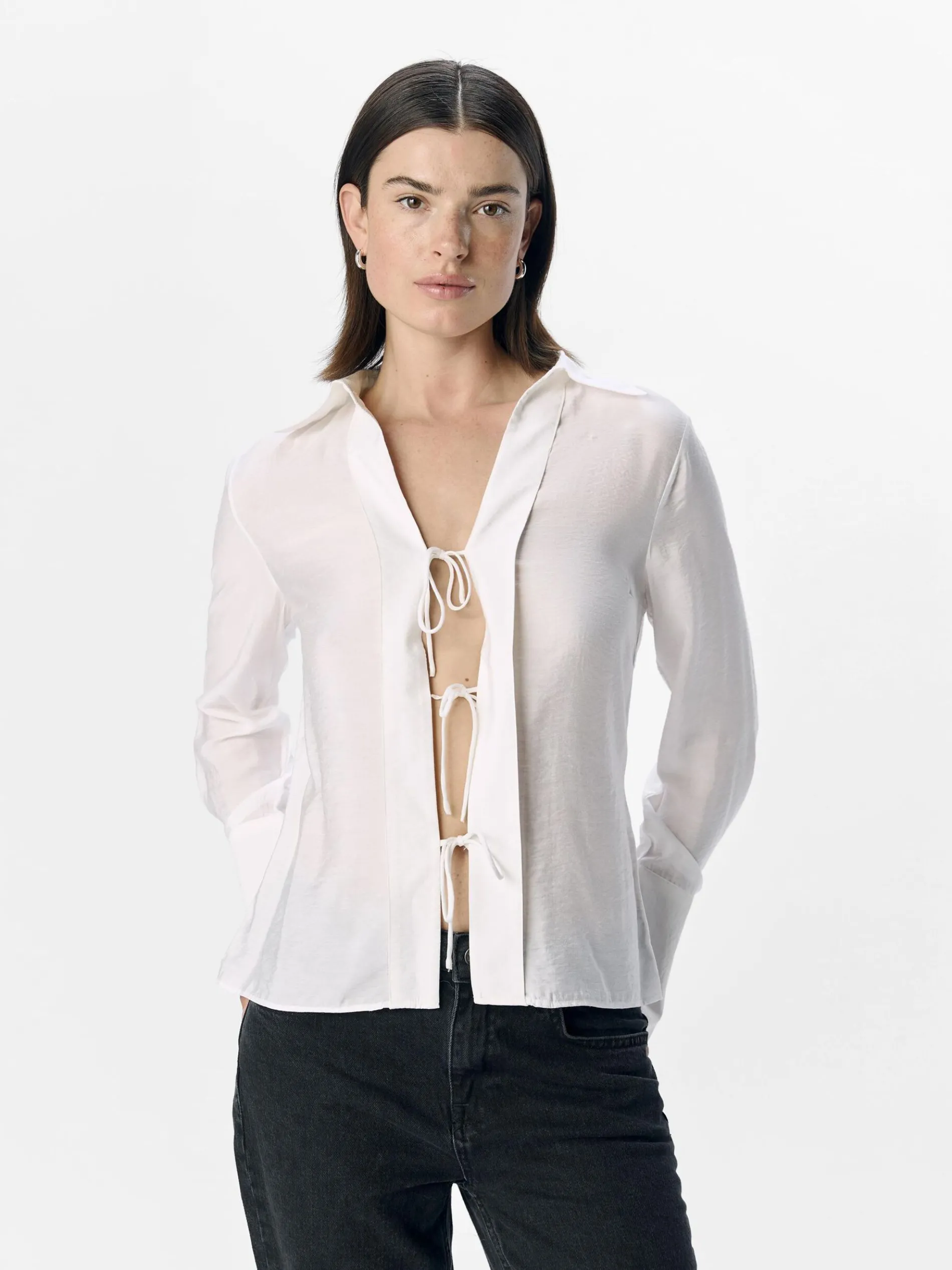 VOORKANT MET STRIKSLUITING OVERHEMD